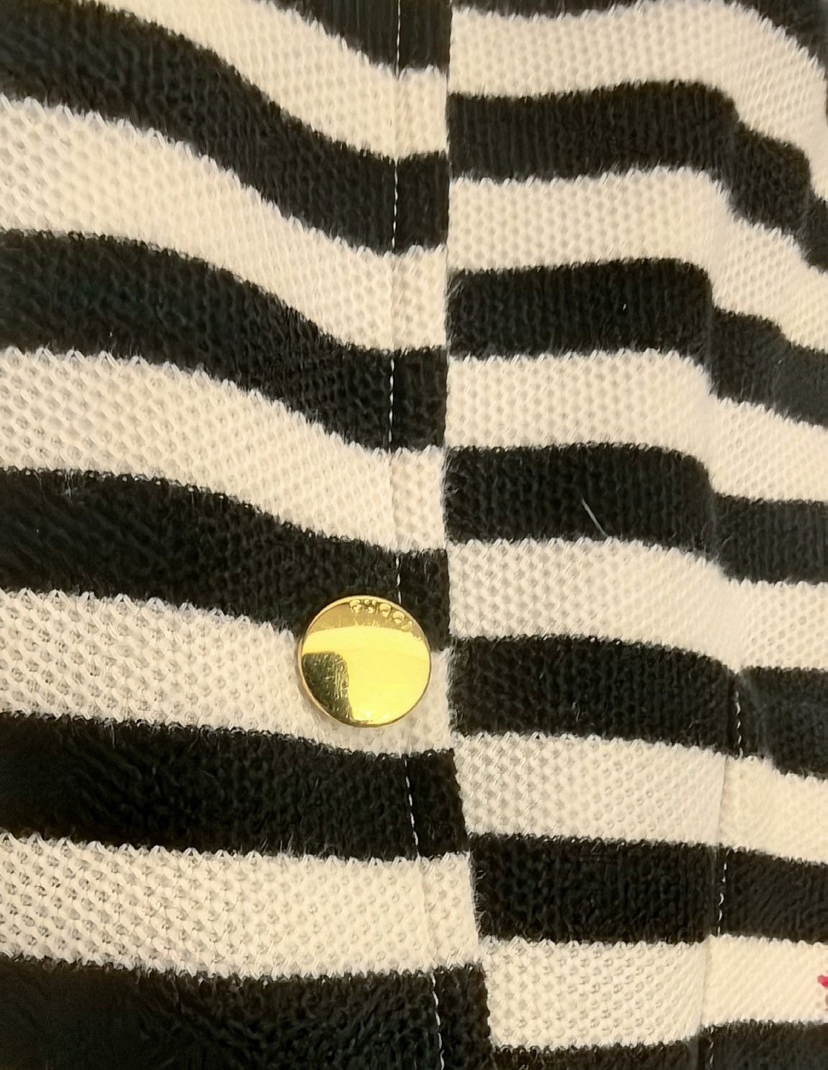 Gucci Gucci Black and white striped pocket logo short-sleeved Pol Size US M / EU 48-50 / 2 - 3 Thumbnail