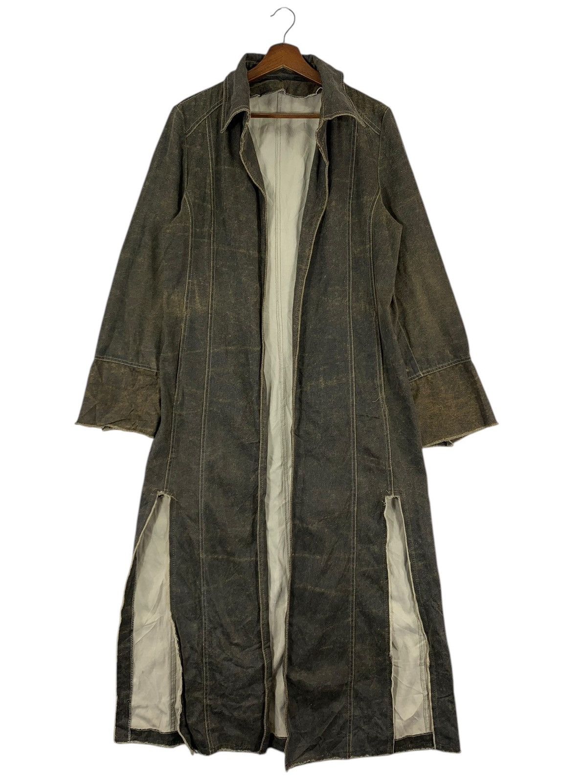 Designer × Vintage VINTAGE DISTRESSED OVERCOAT Size US XS / EU 42 / 0 - 2 Thumbnail