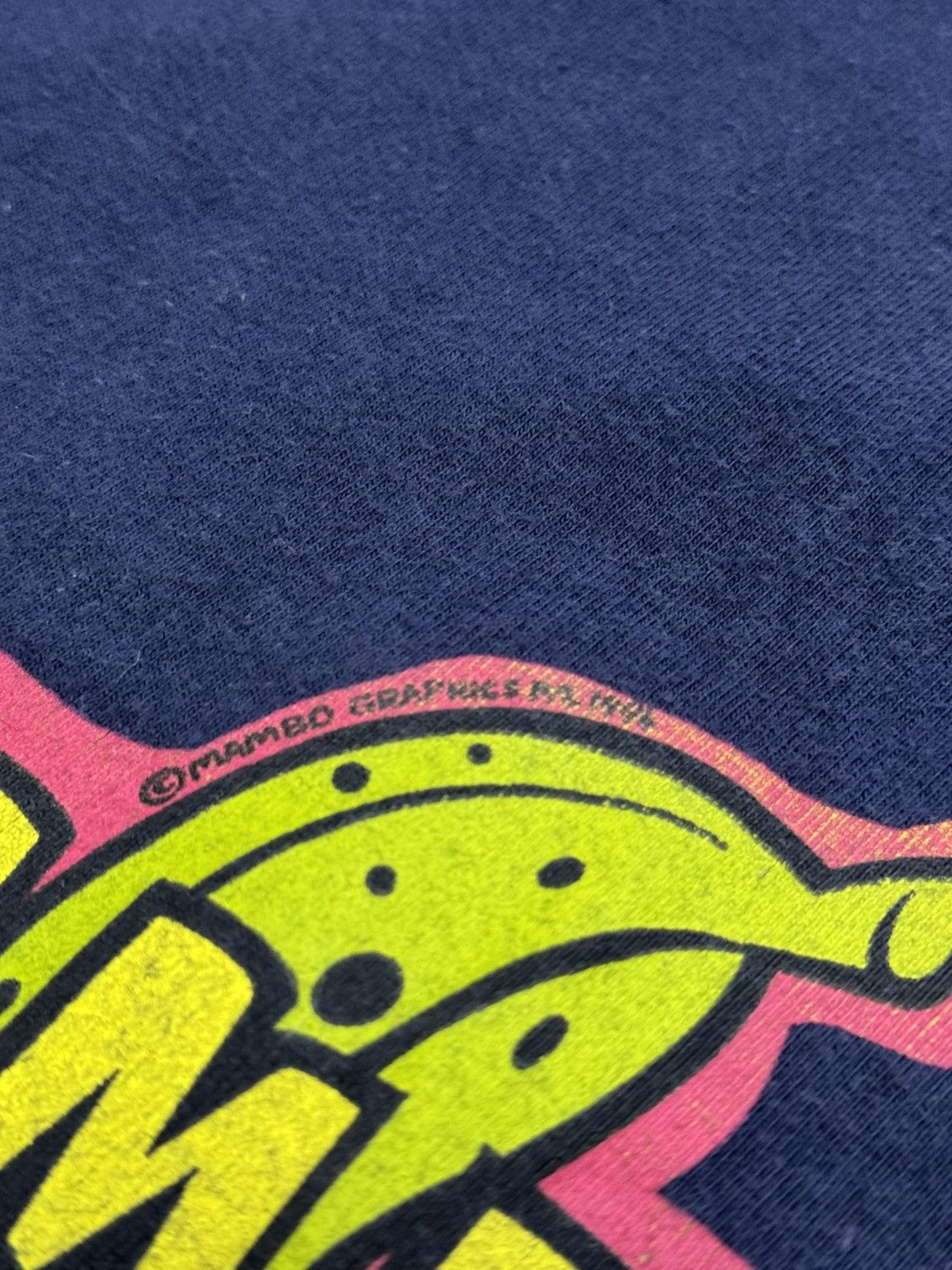 Mambo Mambo 1994 Vintage Fruit of The Womb Humor T Shirt Surf Size US XL / EU 56 / 4 - 3 Thumbnail