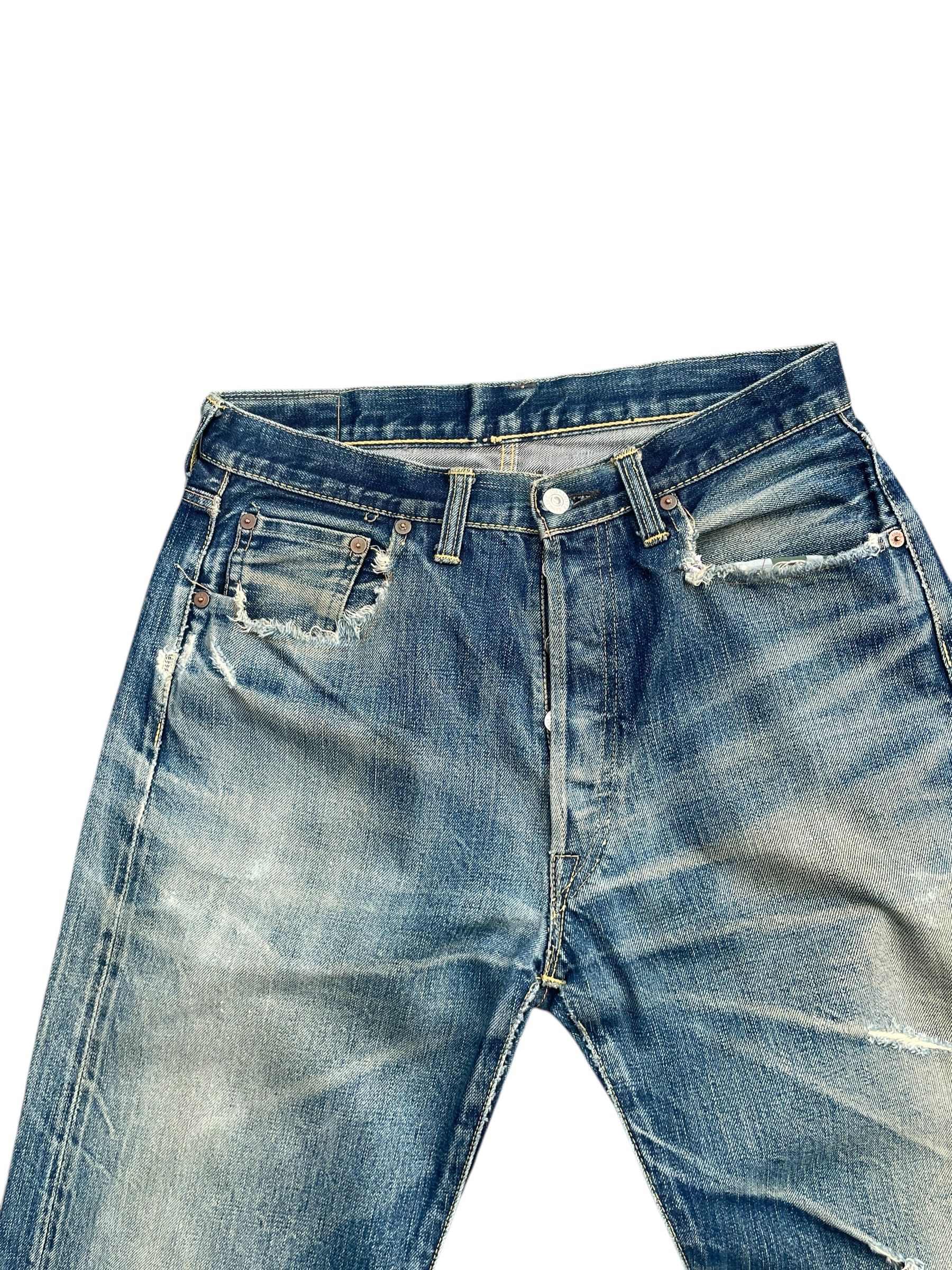 The Silver Stone Vintage Selvedge Silverstone Distresed Denim Size US 30 / EU 46 - 4 Thumbnail