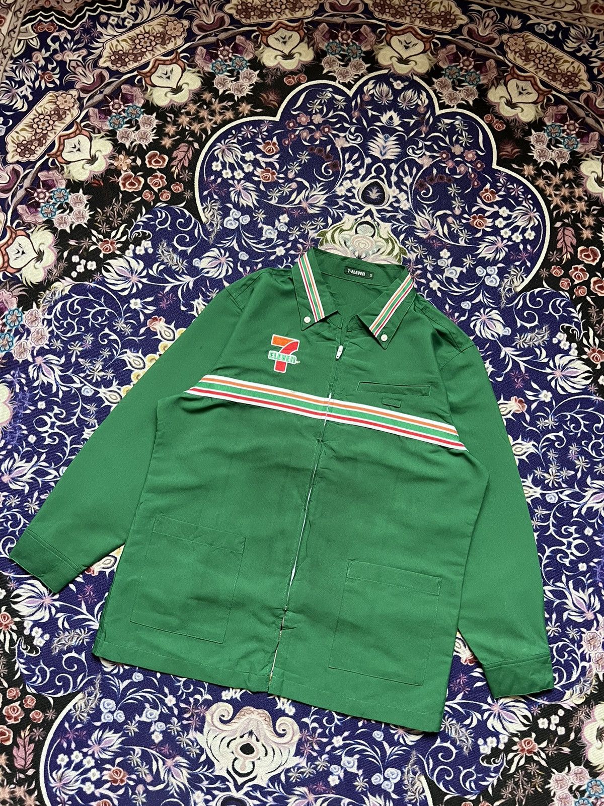 Japanese Brand Vintage 7 Eleven Japanese Brand Workers Uniform Jacket Size US M / EU 48-50 / 2 - 3 Thumbnail
