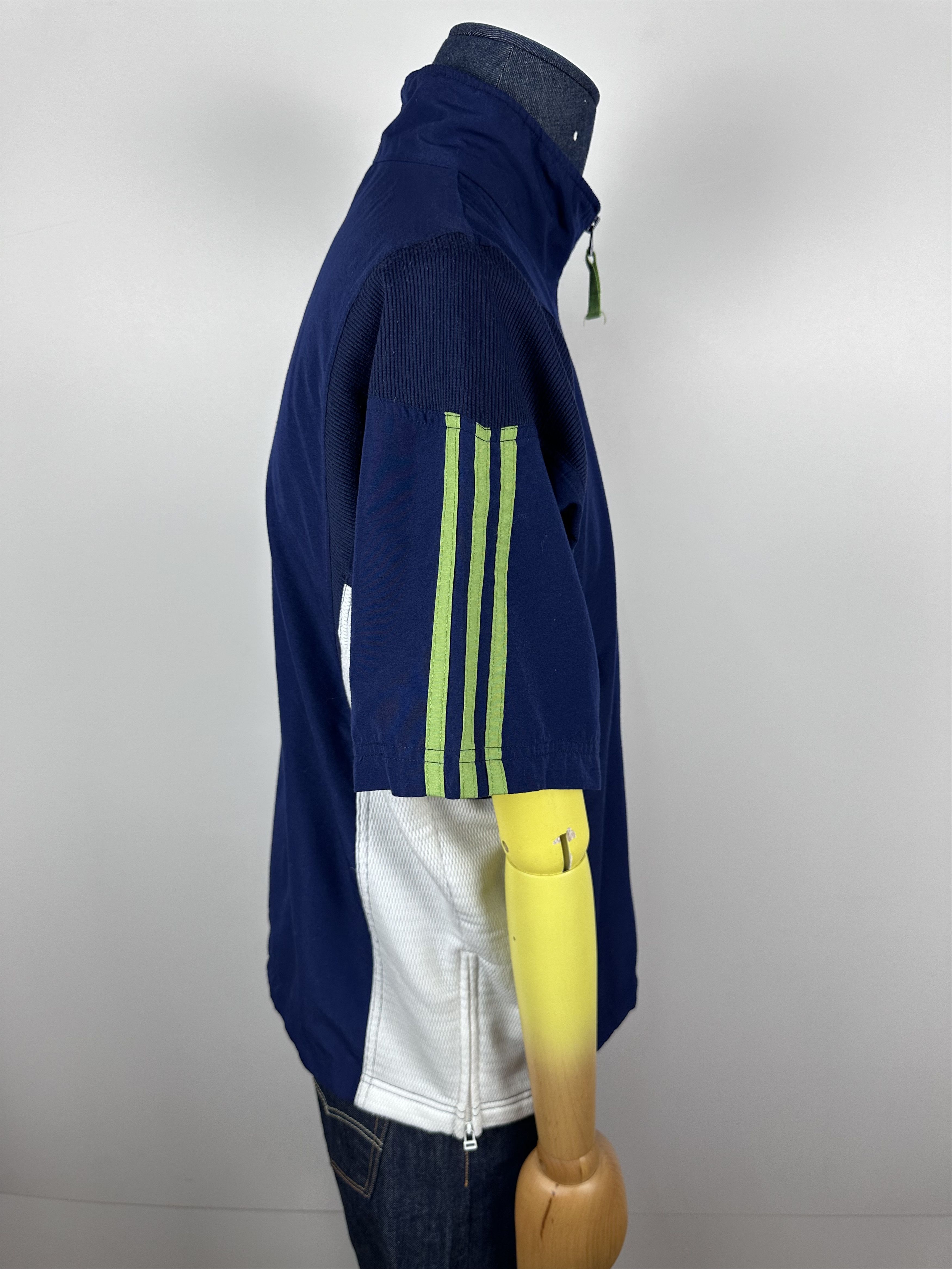 Adidas × Vintage Adidas Vintage 90s Blue Green Track Tracksuit Top Jacket Size US M / EU 48-50 / 2 - 8 Thumbnail