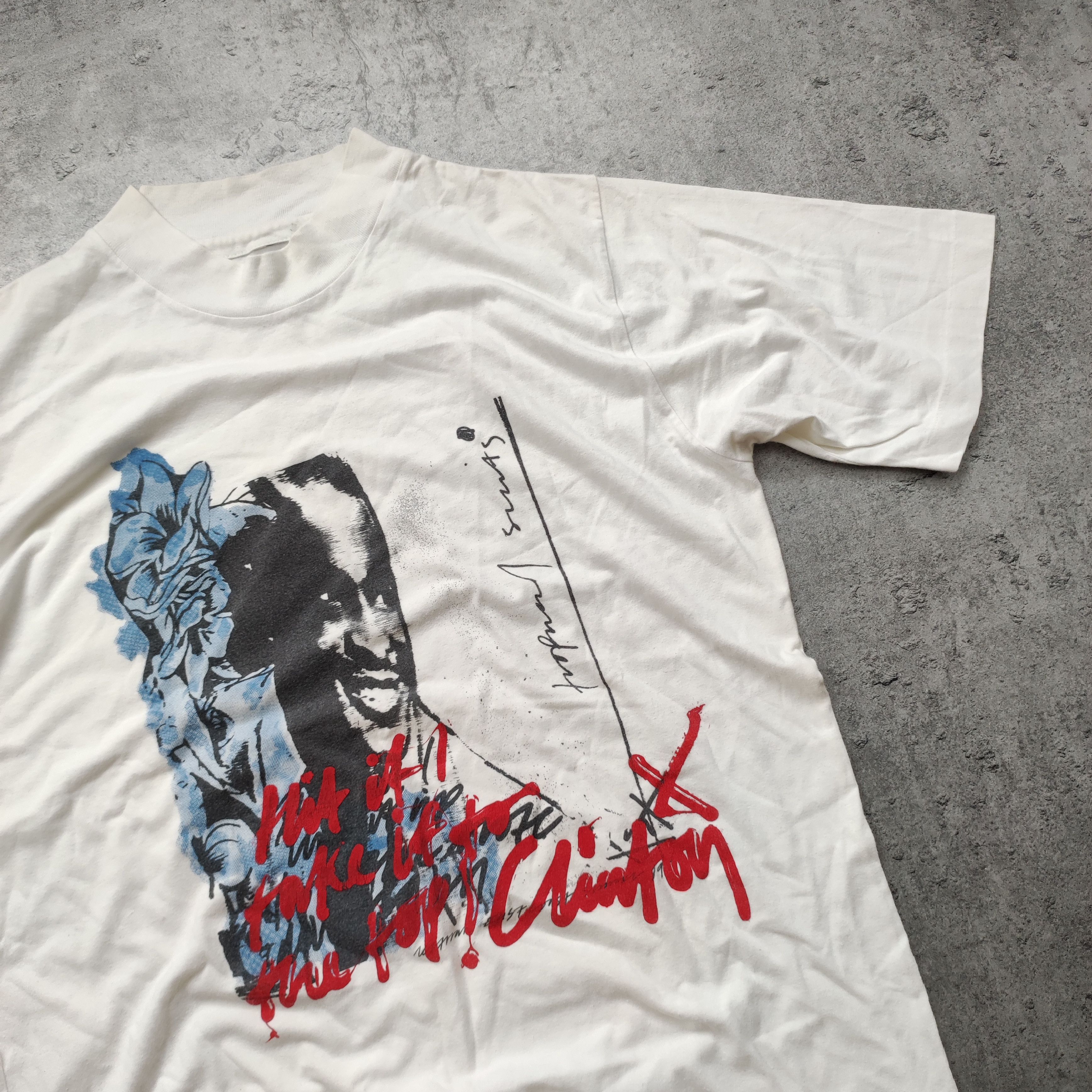 Band Tees × Vintage RARE Vintage 90s Signle Stitch Unknown Band Promo Tee Size US M / EU 48-50 / 2 - 3 Thumbnail