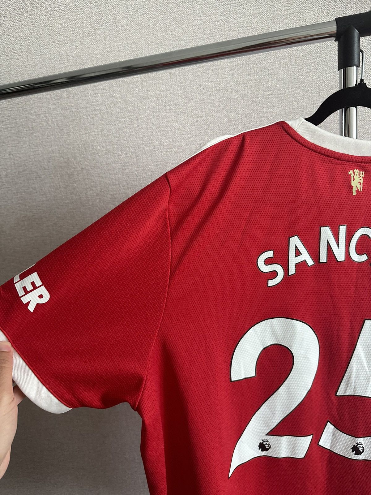 Adidas 2021/22 Adidas Sancho #25 Home Soccer Jersey Size US XXL / EU 58 / 5 - 13 Thumbnail