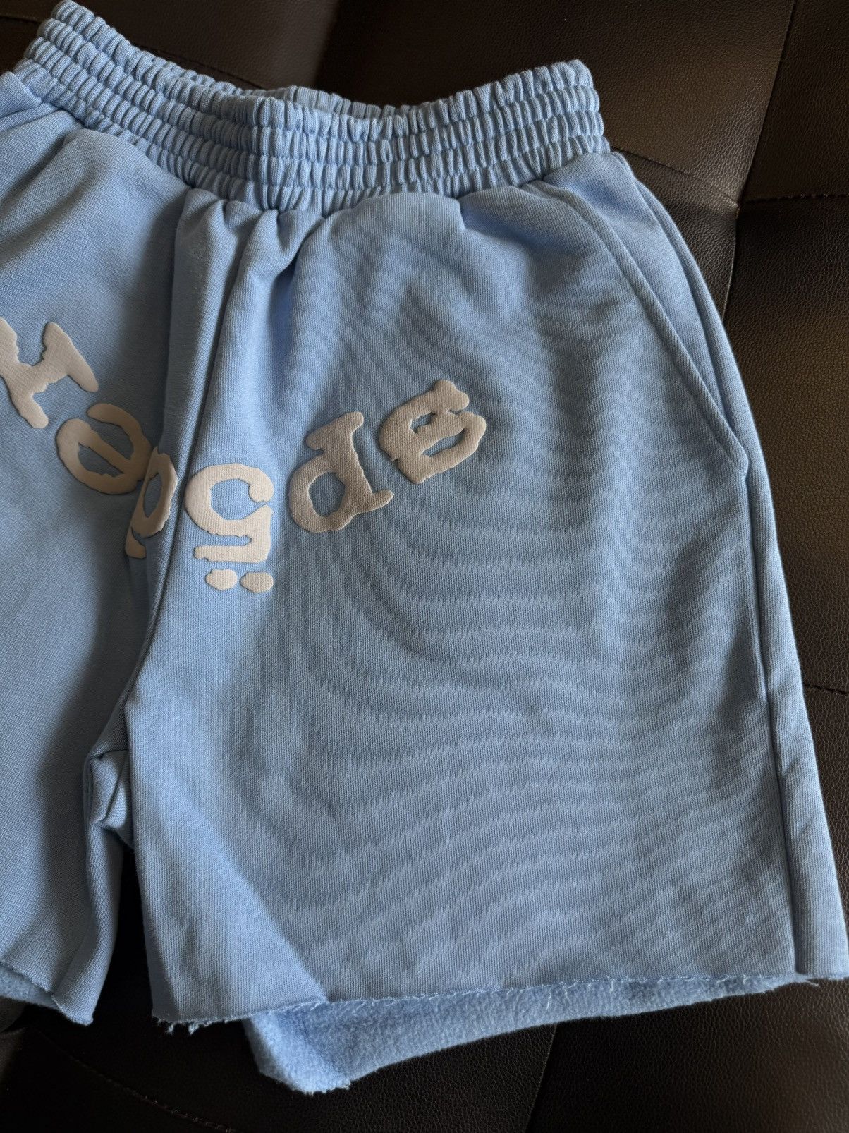 Sp5der Sp5der Sweatshorts Blue Size Small (NEW) Size US 29 - 3 Thumbnail