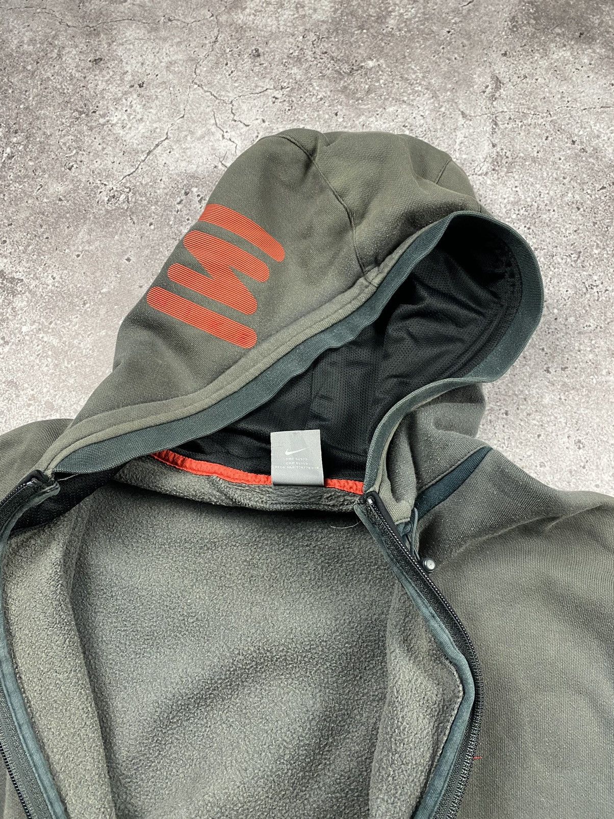 Nike × Vintage NIKE SHOX VINTAGE CENTER LOGO OVERSIZE BOXY FADED HOODIE Size US XL / EU 56 / 4 - 11 Thumbnail