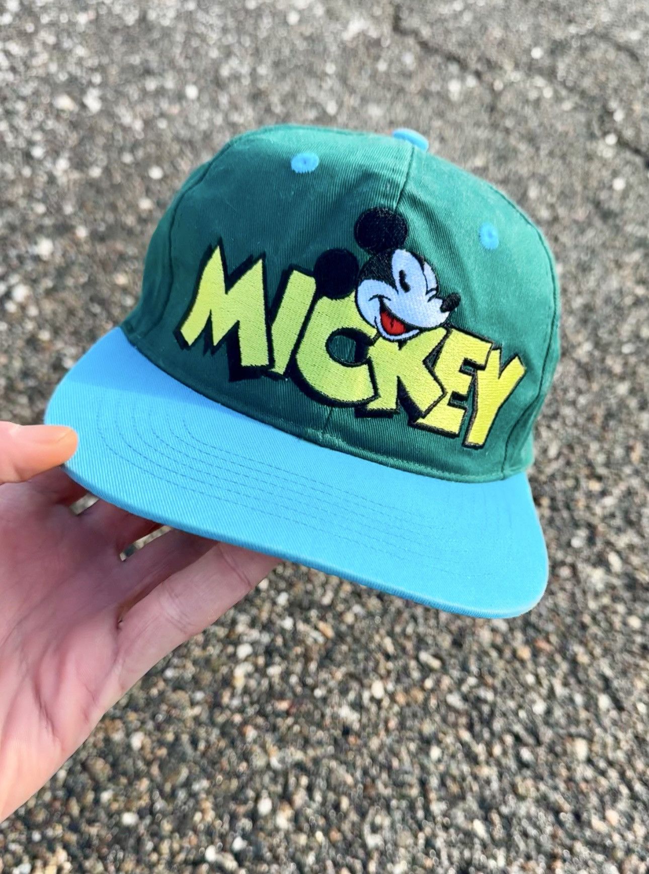 Disney × Vintage Mickey Disney Vintage 90's New Era Block Head