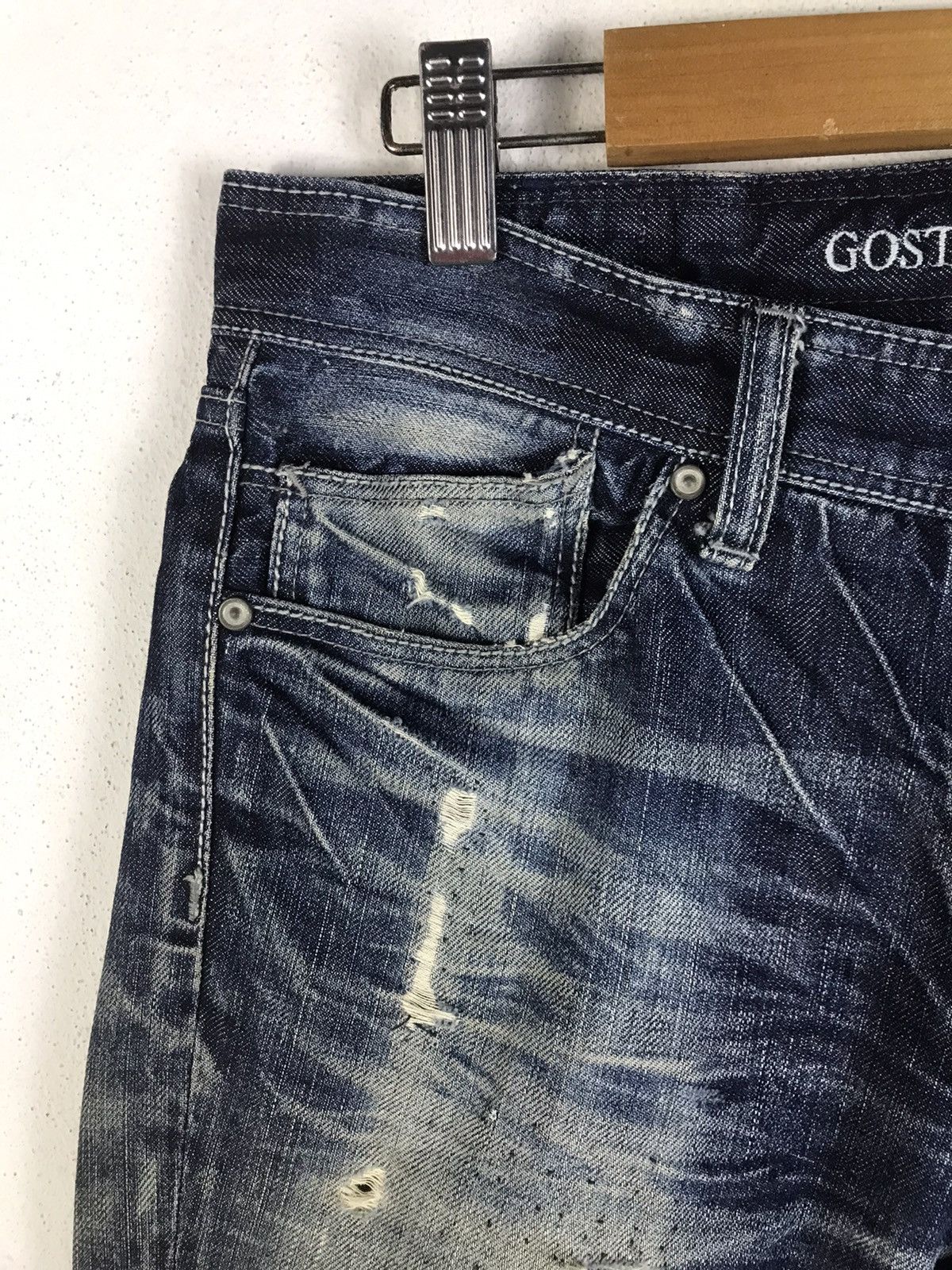 If Six Was Nine 🔥Rare🔥Vintage Gostar De Fuga Denim Jeans Size US 30 / EU 46 - 7 Thumbnail