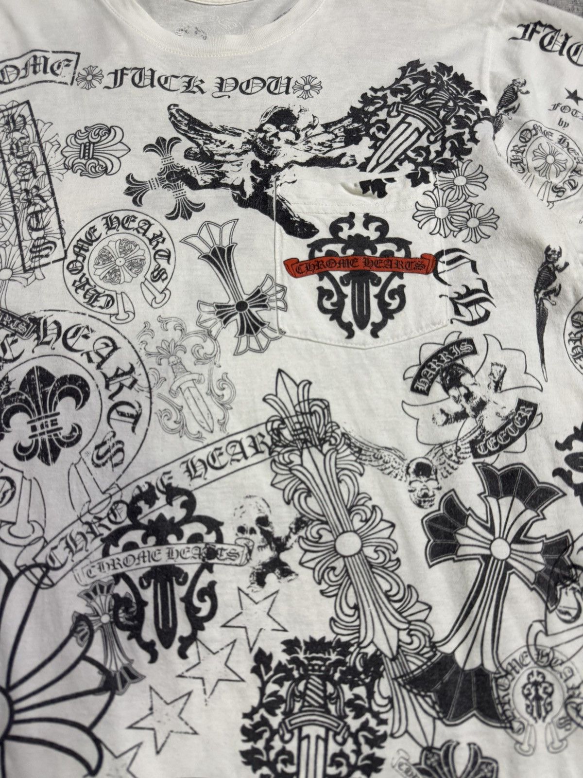 Chrome Hearts RARE! AOP MULTI LOGO Chrome Hearts Size US M / EU 48-50 / 2 - 6 Thumbnail