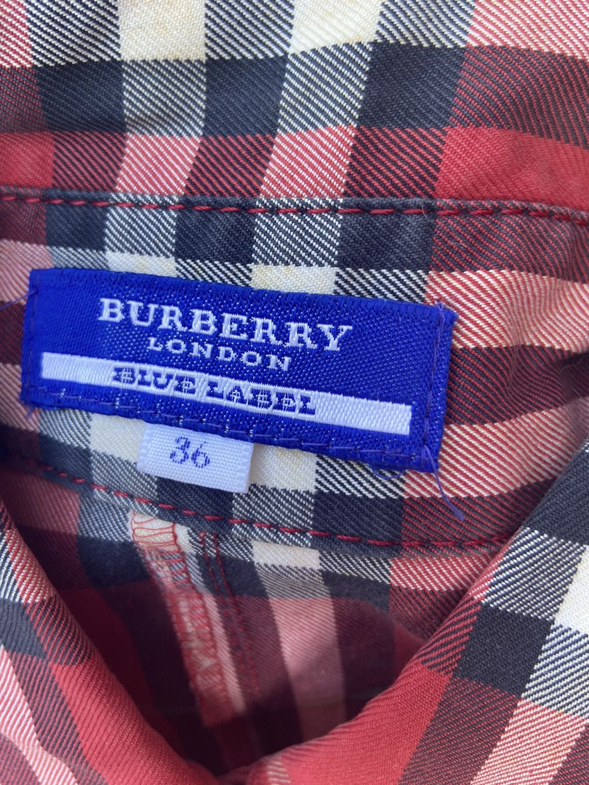 Burberry × Burberry Prorsum Burberry blue label sleeveless dress checkered Size S / US 4 / IT 40 - 2 Thumbnail