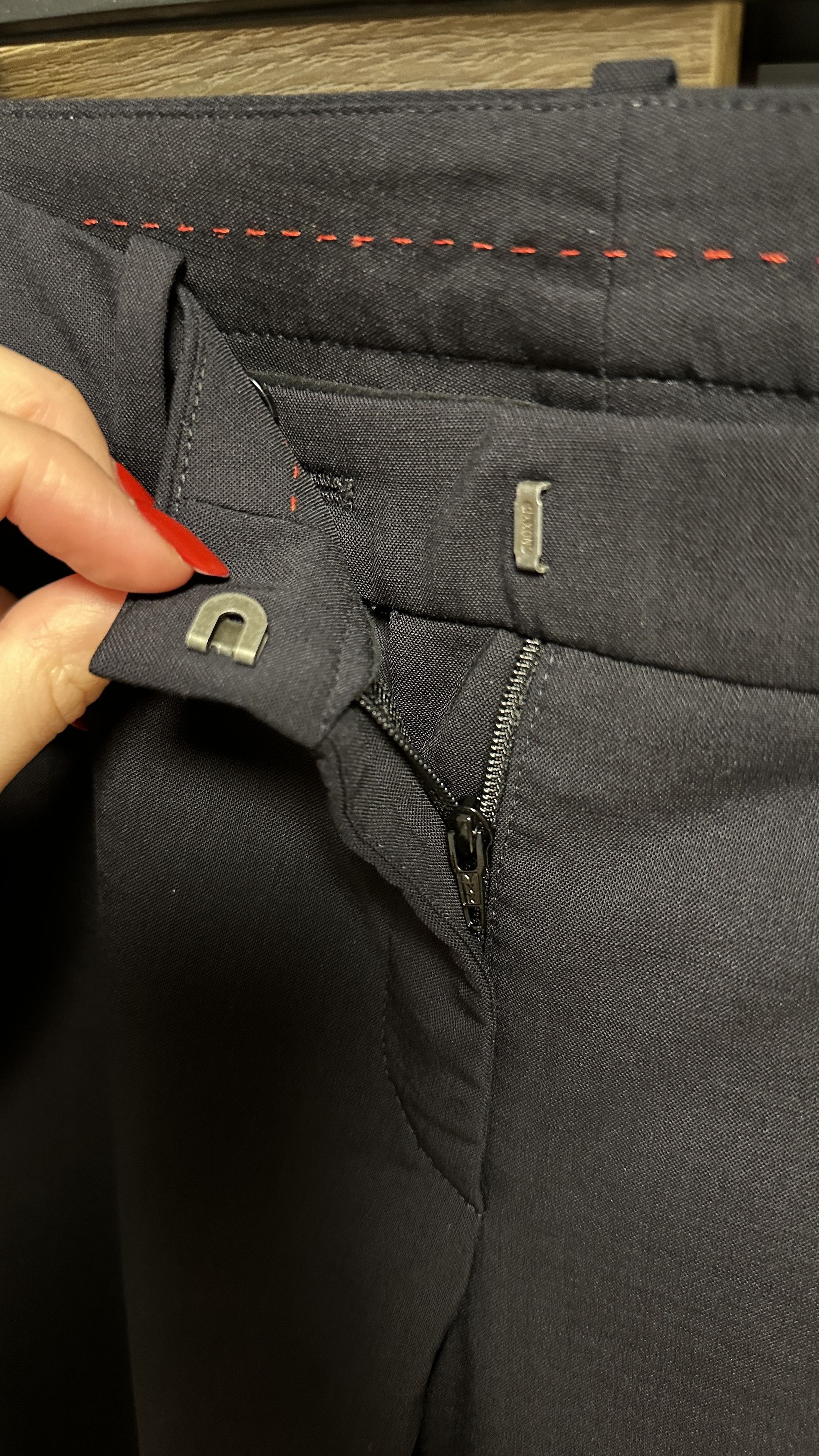 Hugo HUGO Straight-Leg Pants XXS-XS Size 34" / US 12 / IT 48 - 6 Thumbnail