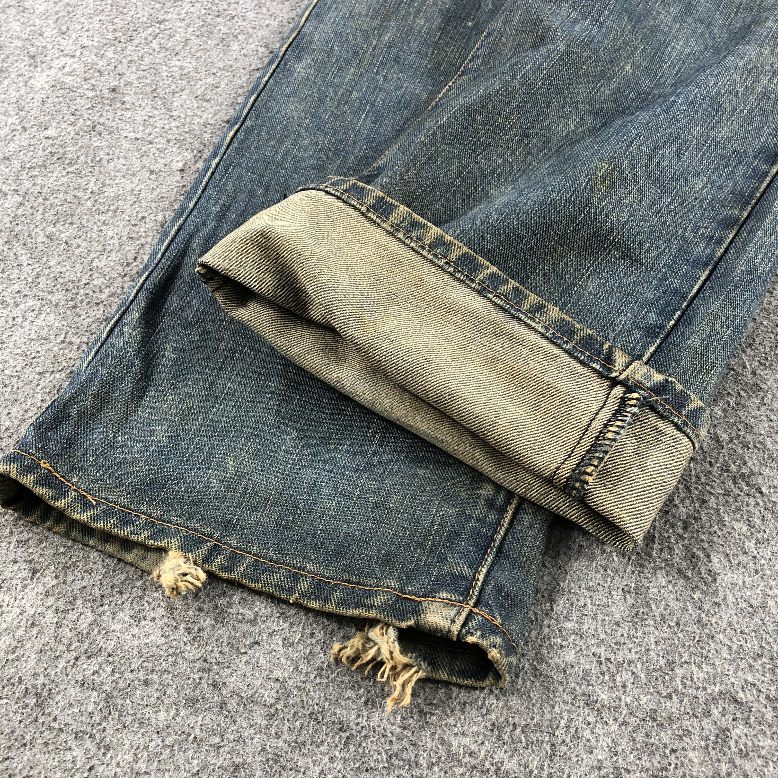 Levi's 90s Vintage Distress Levis Jeans-J1797 Size US 32 / EU 48 - 7 Thumbnail