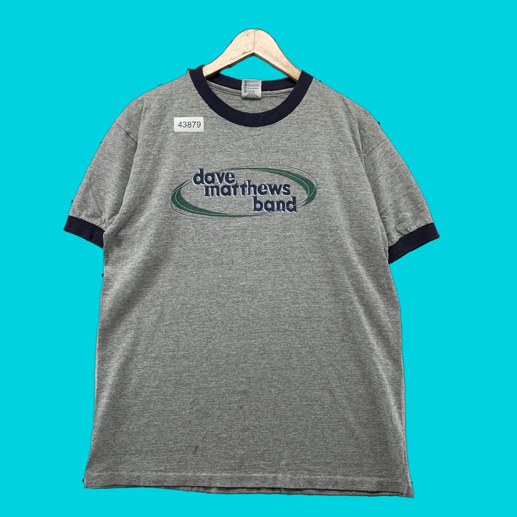Anvil VINTAGE Dave Matthews Band Shirt Large Adult L Gray 90s Music Band Graphic Print Crew Neck USA Men's T‑Shirt Size US L / EU 52-54 / 3 - 1 Thumbnail