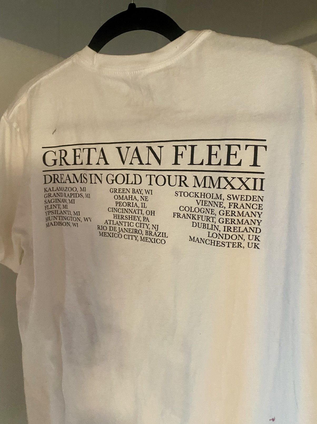 Band Tees × Designer × Vintage Greta Van Fleet Tour Tee Size US L / EU 52-54 / 3 - 2 Thumbnail