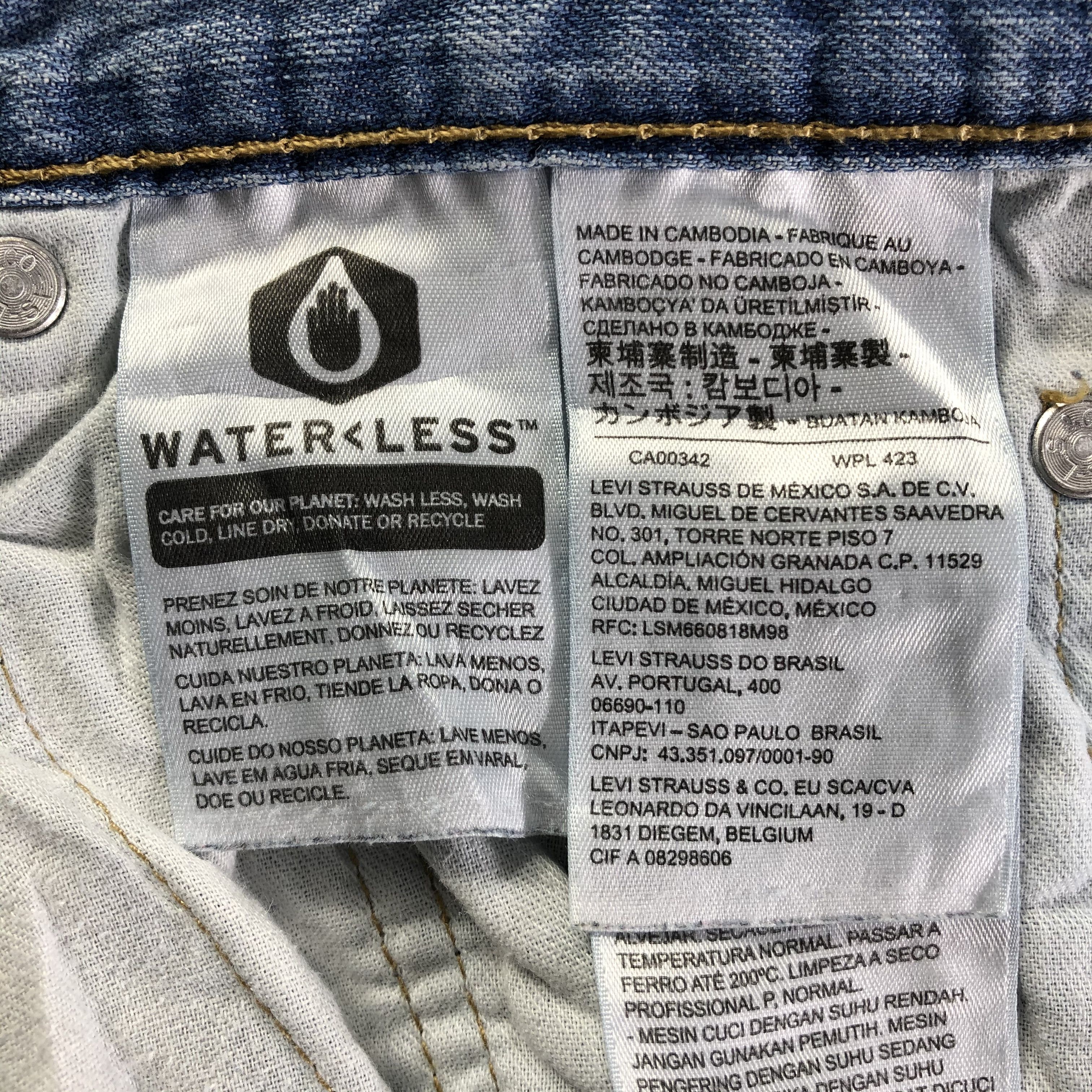 Levi's Vintage Light Wash Levis 569 Jeans-J4396 Size US 38 / EU 54 - 10 Thumbnail
