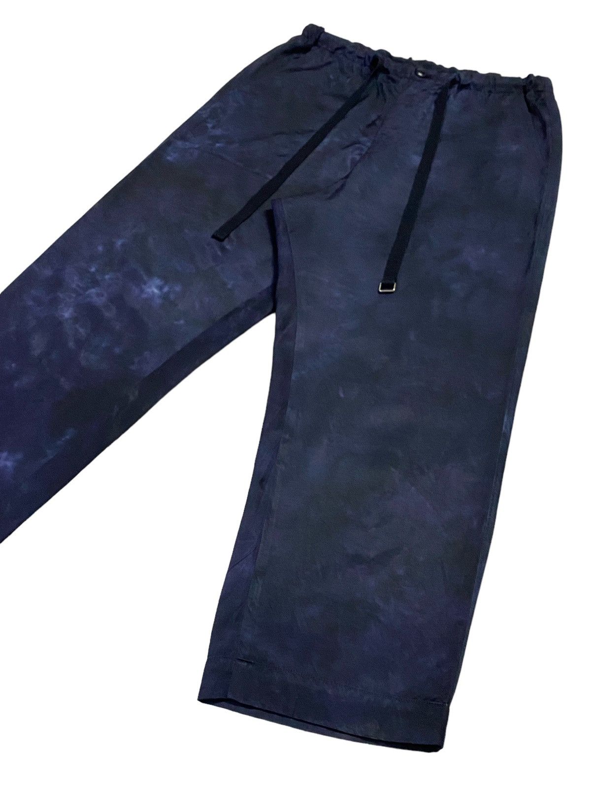 Yohji Yamamoto Yohji Yamamoto Uneven Dyeing Belted Trousers Pants Size 30" / US 8 / IT 44 - 22 Thumbnail