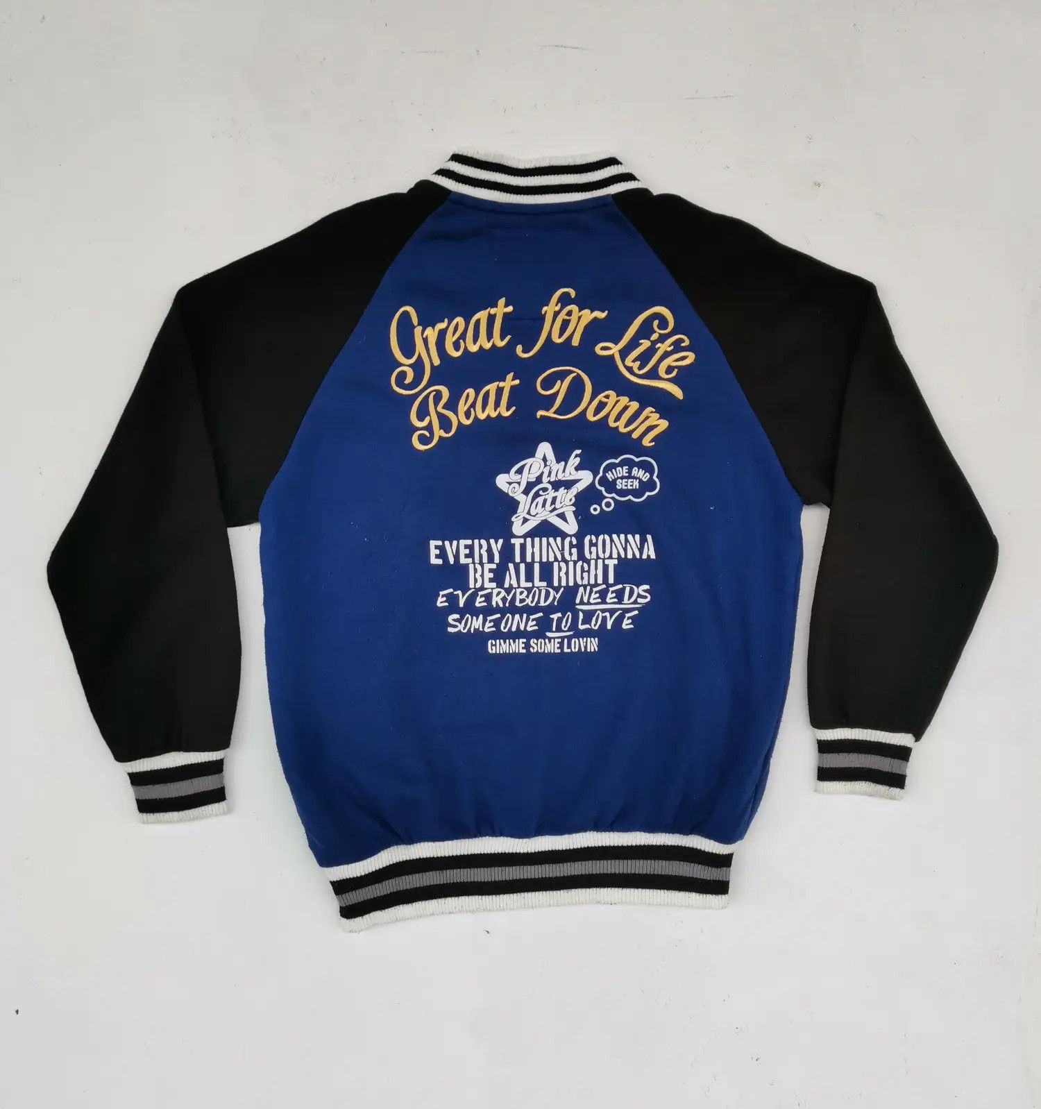 Japanese Brand × Pink Pink Latte Great for Life Beat Down Big Logo Sweater Size US M / EU 48-50 / 2 - 6 Thumbnail