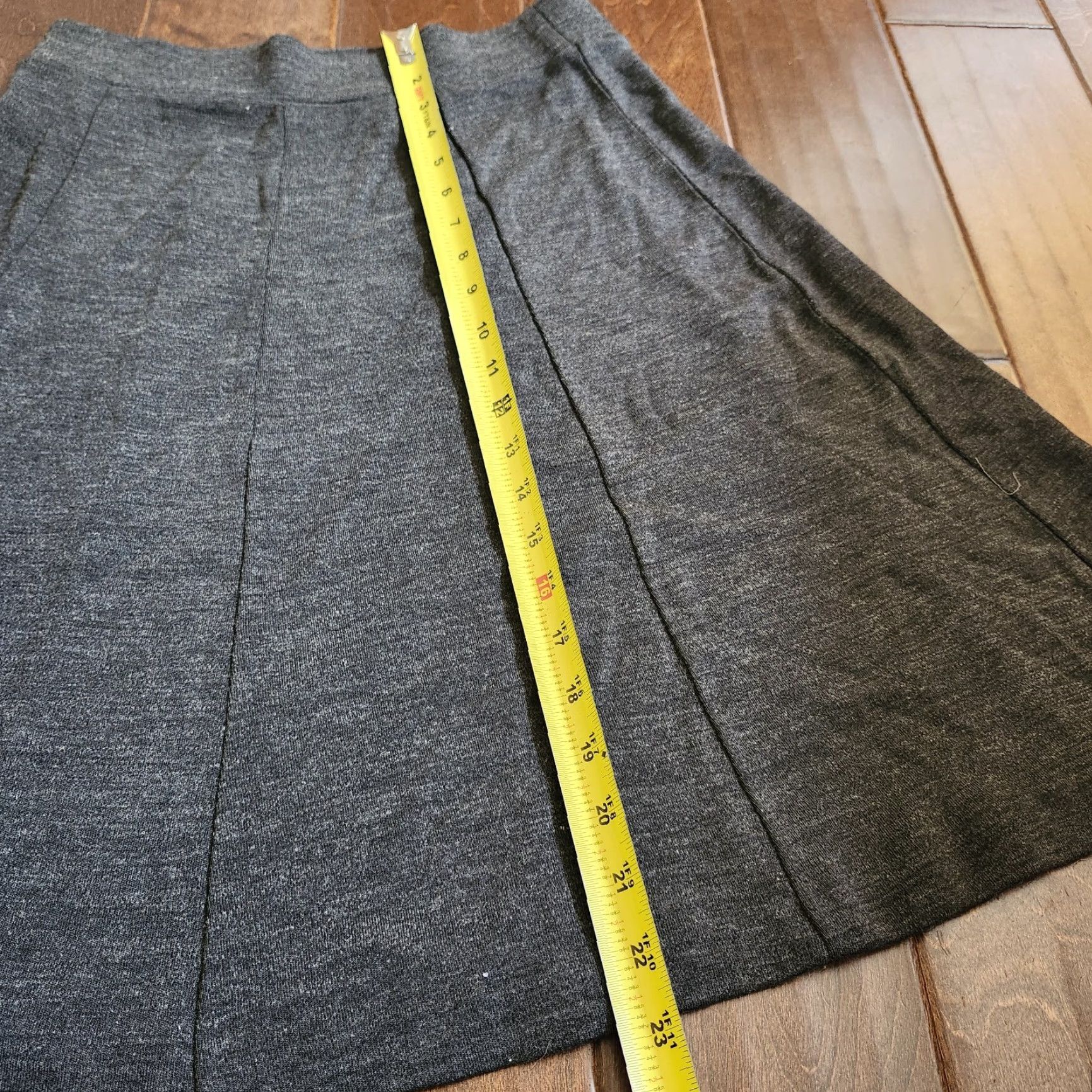 Banana Republic Banana Republic Skirt Wool Gray Heathered Solid Long Dress 0 Women Winter Spring Fall Regular XS? Size 25" / US 0 / IT 36 - 6 Thumbnail