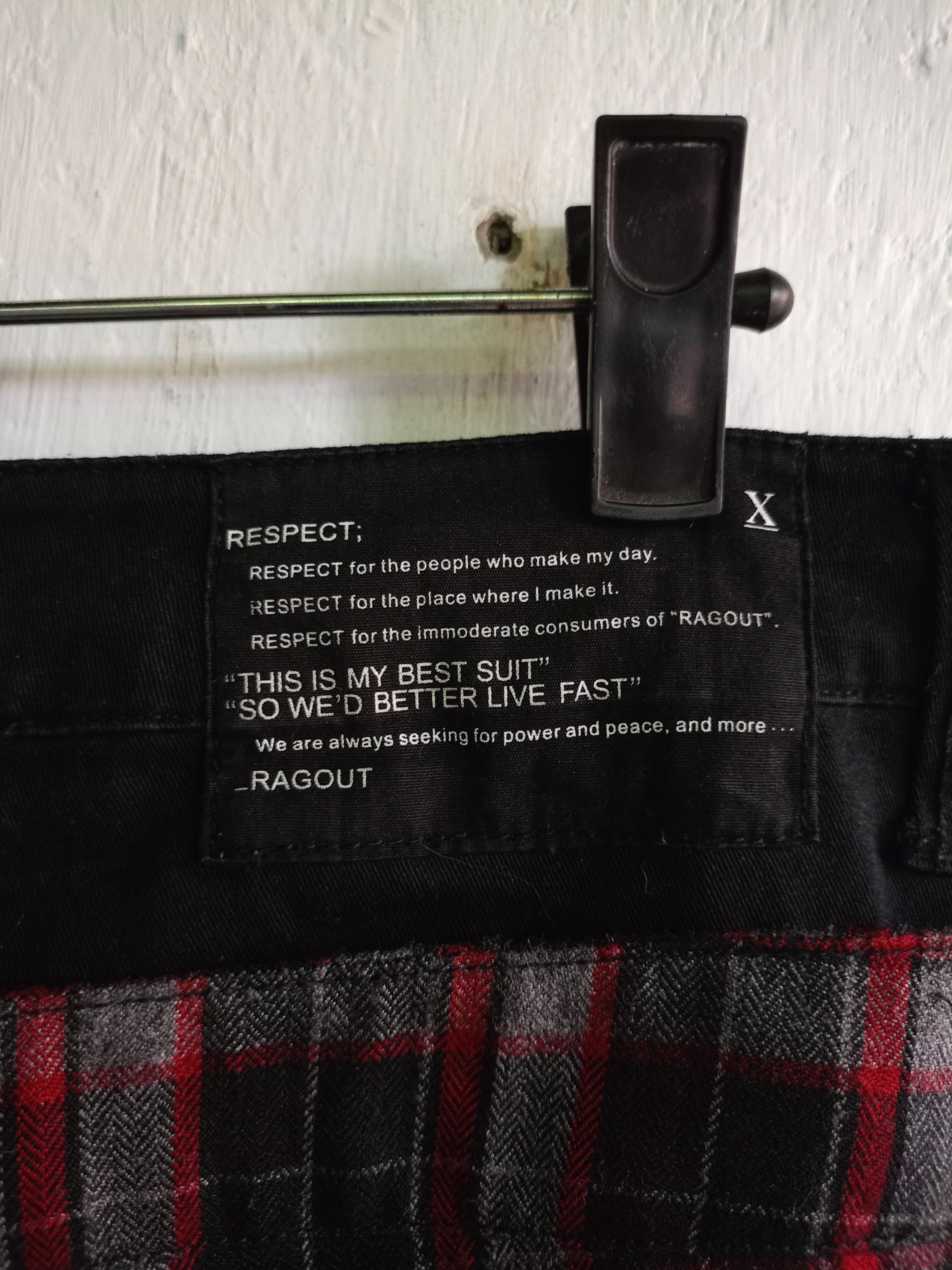 Japanese Brand × Seditionaries Ragout Doble Waist Tartan Pants Size US 32 / EU 48 - 8 Thumbnail