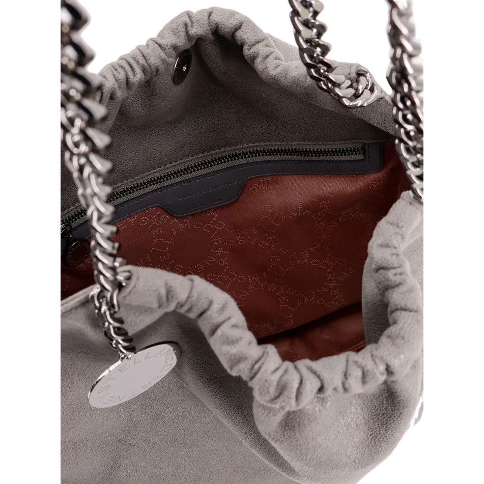 Stella McCartney STELLA MCCARTNEY Falabella Drawstring Gray Shoulder Bag New/ Size ONE SIZE - 3 Thumbnail