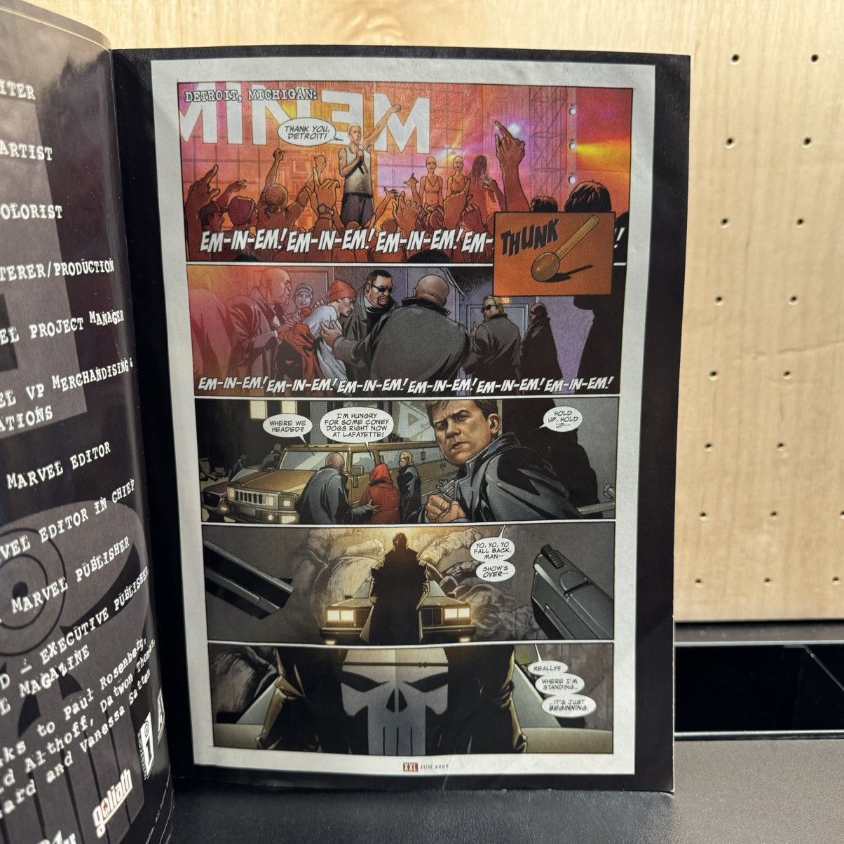 Other XXL Magazine June 2009 Eminem The Punisher Marvel Comic Rare Size ONE SIZE - 2 Thumbnail