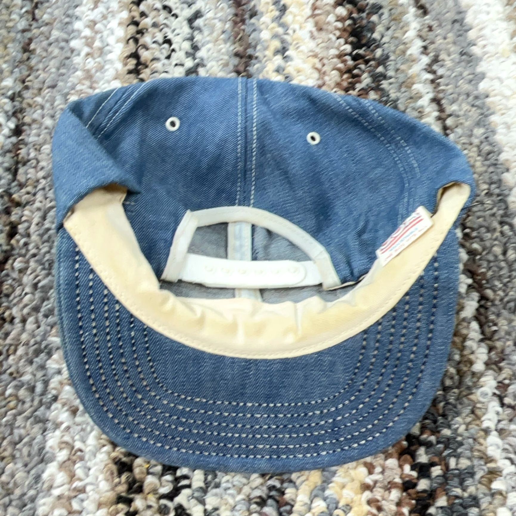 Coal VINTAGE Denim Trucker Hat Cap Men Adjustable Cotton 80s USA Made Workwear Outdoor Size ONE SIZE - 4 Thumbnail