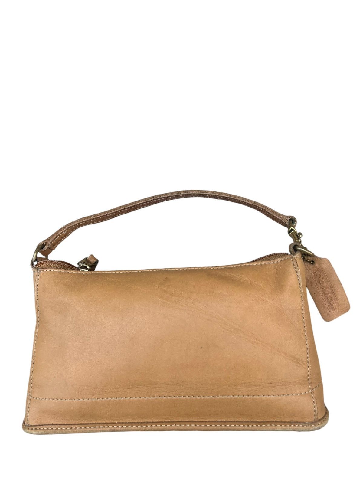 Coach Vintage 90s Coach Made in USA Patina Leather Tiny Bag Size ONE SIZE - 10 Thumbnail