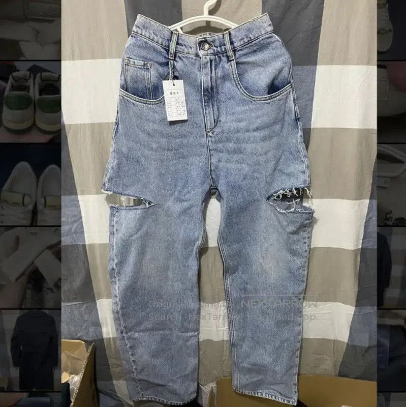 Maison Margiela Maison Margiela Light Blue Cotton Women's Jeans . Size 28" / US 6 / IT 42 - 1 Thumbnail