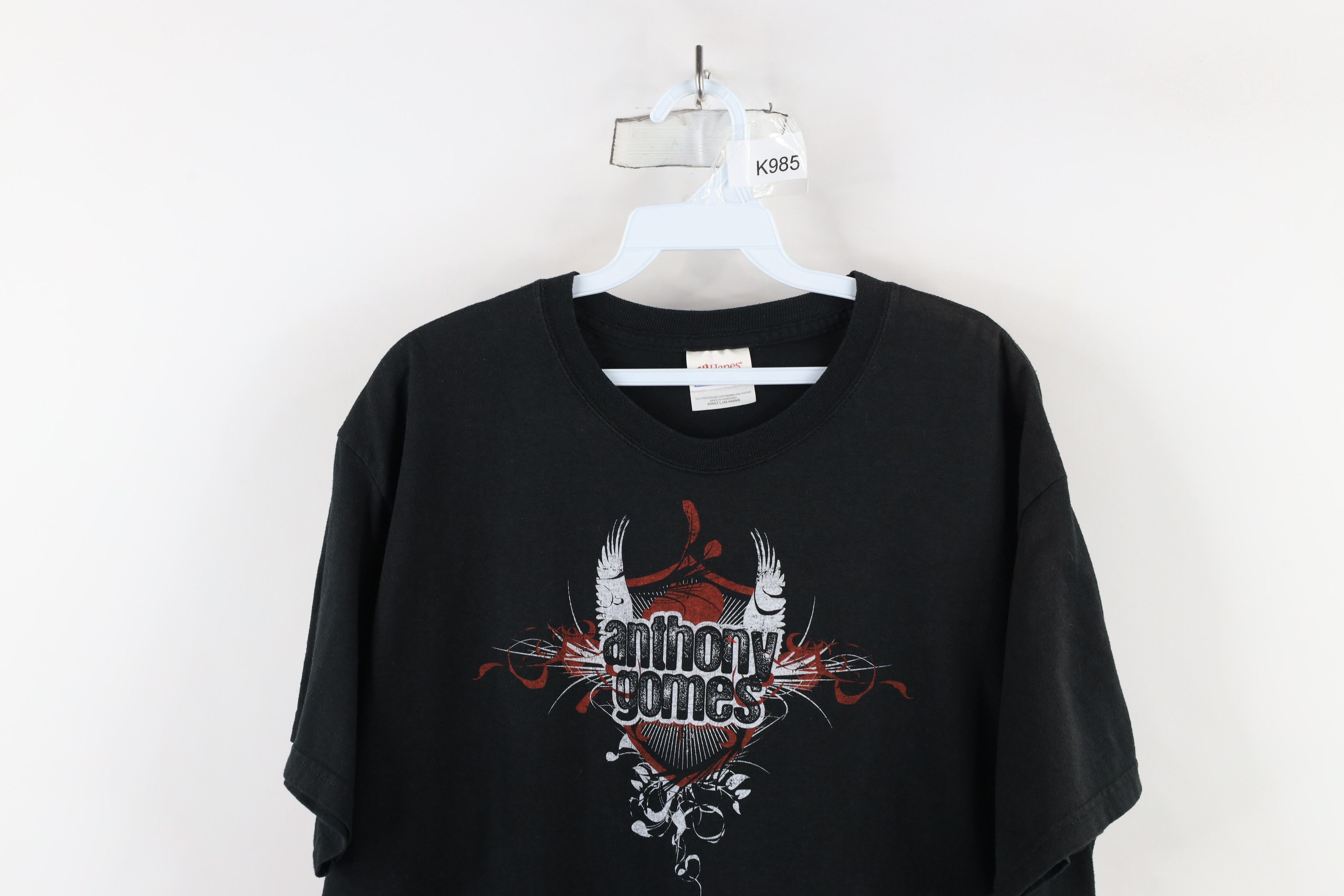 Vintage Vintage 90s Y2K Spell Anthony Gomes Rock Music Band T-Shirt Size US L / EU 52-54 / 3 - 2 Thumbnail