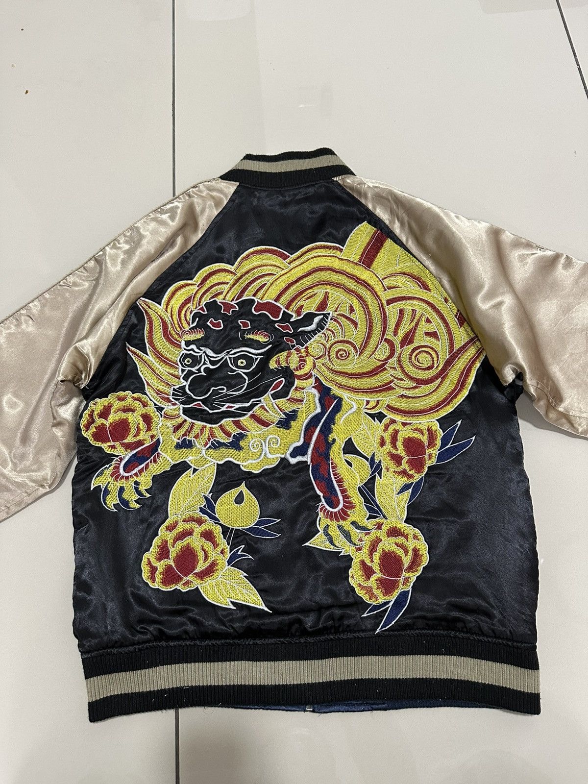 Japanese Brand Vintage Sukajan souvenir Jacket Japanese Traditional Design Size US M / EU 48-50 / 2 - 10 Thumbnail