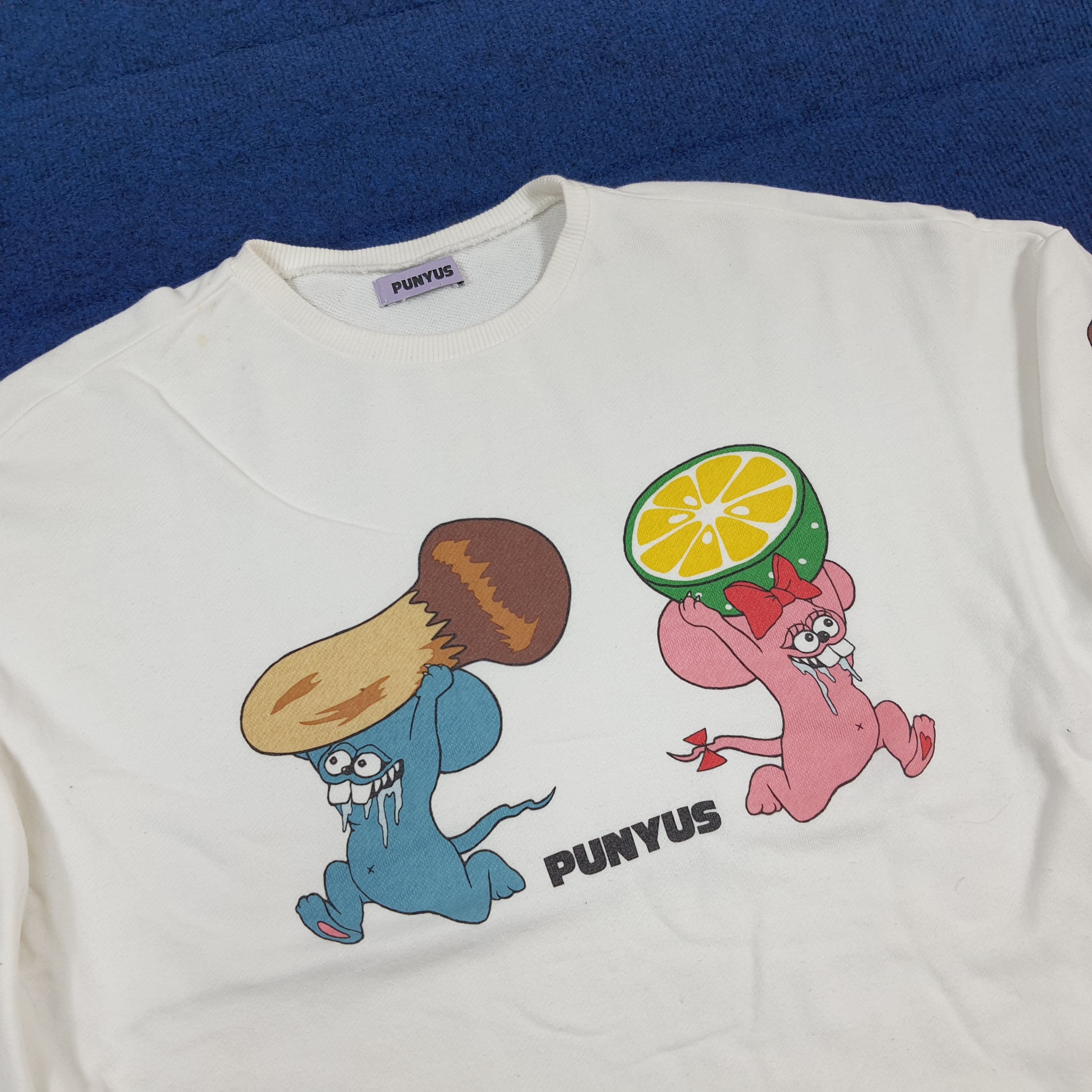 Japanese Brand Vintage PUNYUS Naomi Watanabe Oversized Sweatshirt C295N20 Size US XL / EU 56 / 4 - 2 Thumbnail