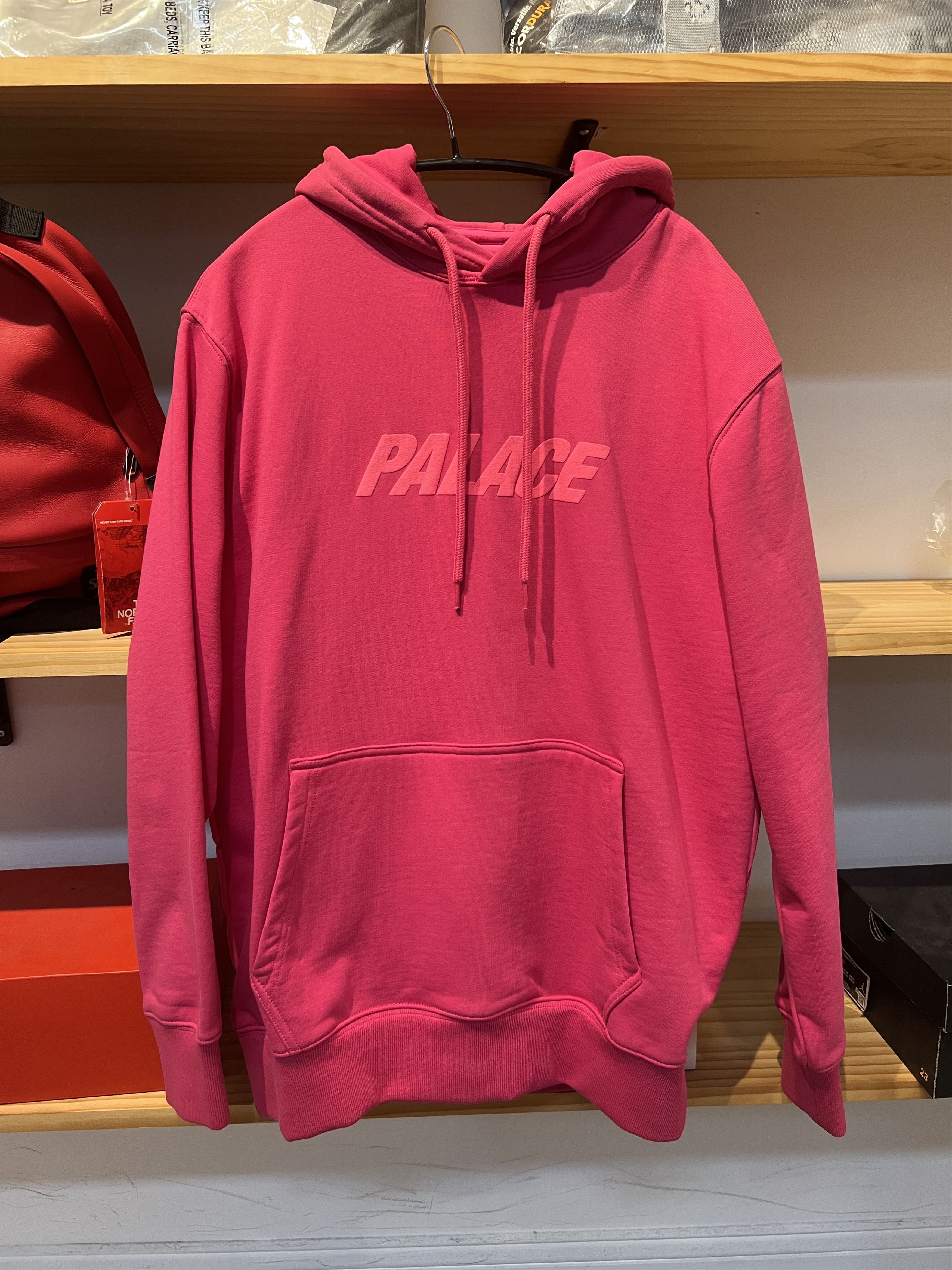 Gucci Palace x Gucci BNWT Tri-Ferg GG Patch Pink Hoodie