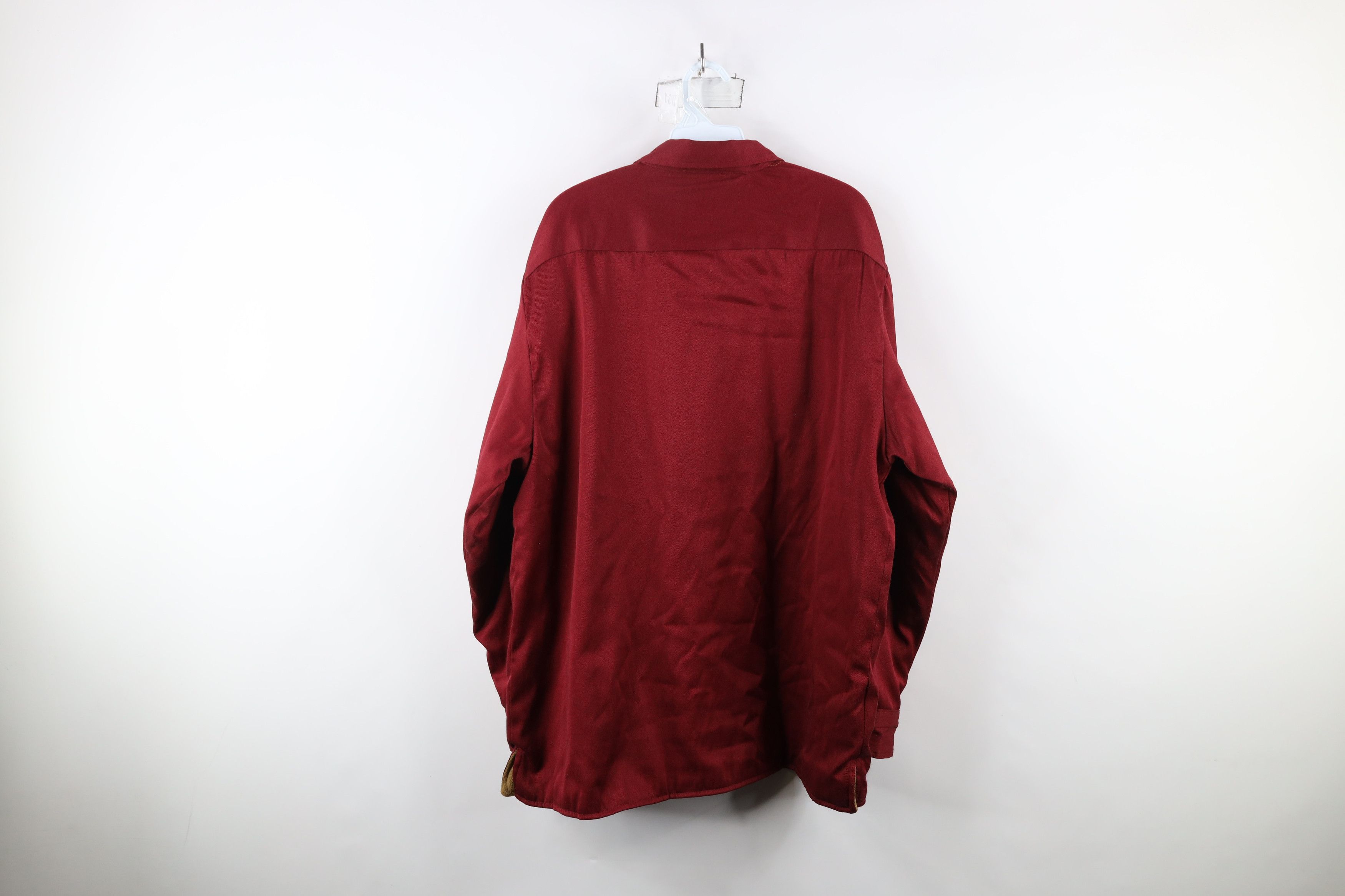 Vintage Vintage 90s Streetwear Lined Button Shirt Jacket Jac Shirt Size US L / EU 52-54 / 3 - 12 Thumbnail