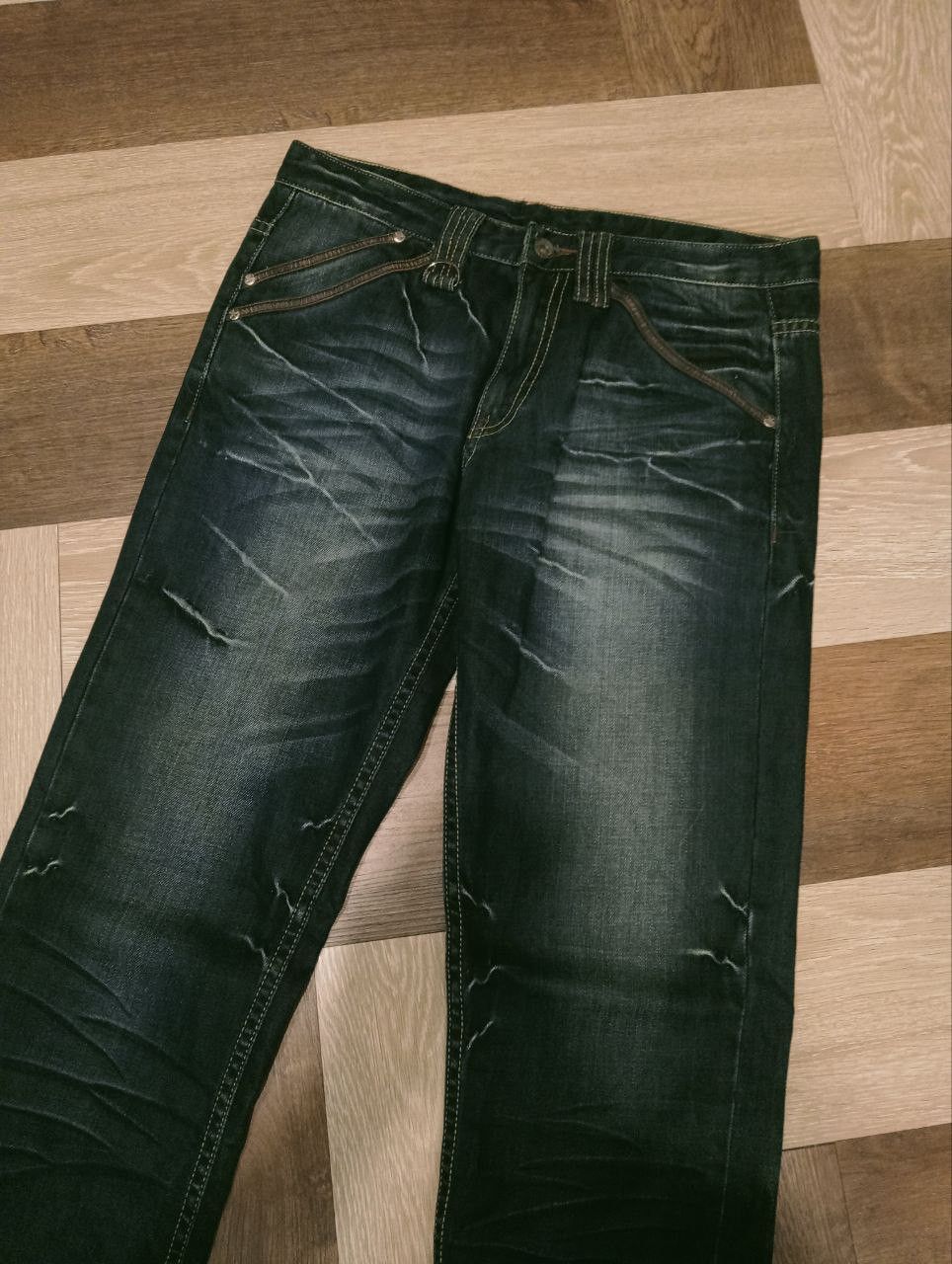 Japanese Brand JAPANESE SEMANTIC DESIGN DISTRESSED LOOK JEANS Size US 32 / EU 48 - 3 Thumbnail