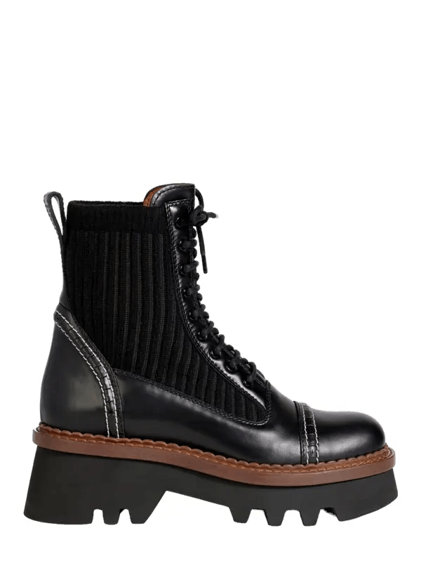 Chloe o1y0825 Ankle Boots in Black Size US 10 / IT 40 - 1 Thumbnail
