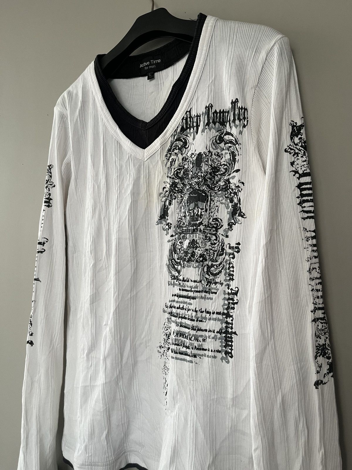 If Six Was Nine JAPANESE ACTIVETIME POEM SKULL SEDITIONARIES VKEI PUNK STYLE Size US L / EU 52-54 / 3 - 4 Thumbnail