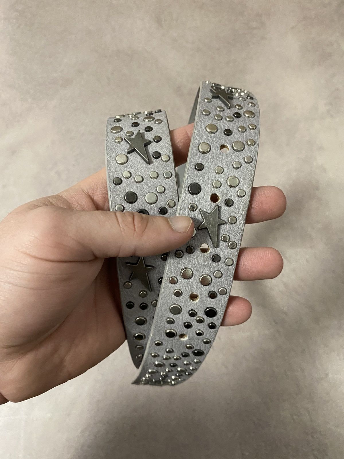 Japanese Brand × Vintage Belt vintage japanese distressed rhinestones simon style Size ONE SIZE - 6 Thumbnail