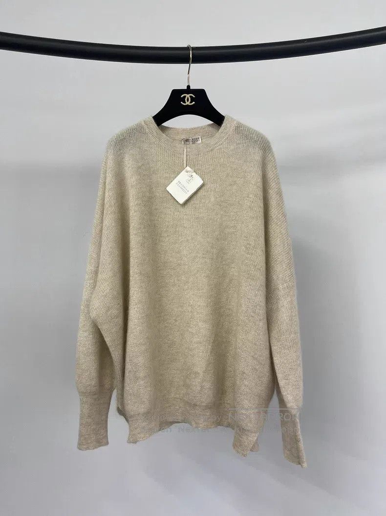Brunello Cucinelli Brunello Cucinelli Mohair knitted sweater Size S / US 4 / IT 40 - 1 Thumbnail