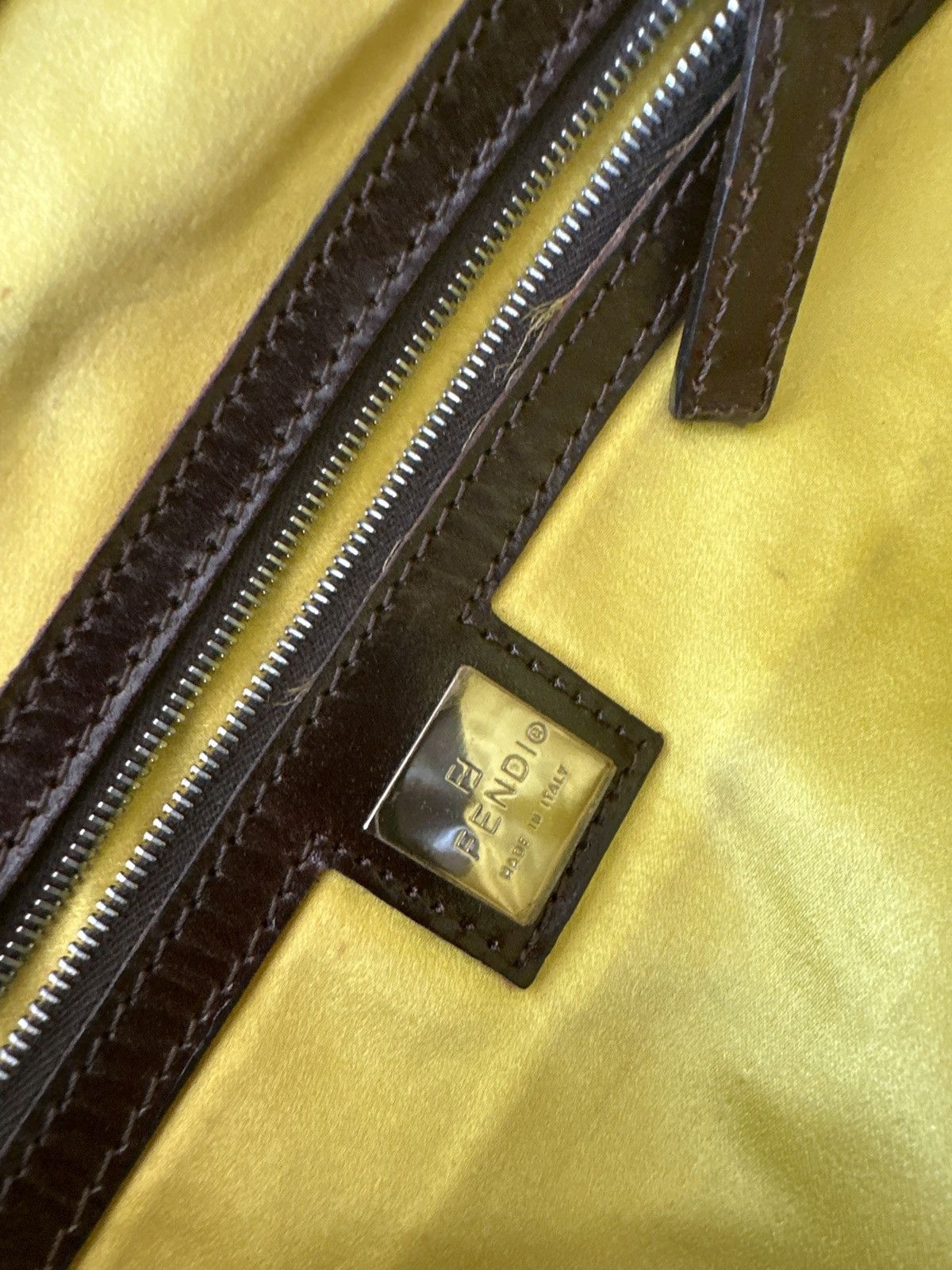 Fendi Zucca Canvas Flower Tote