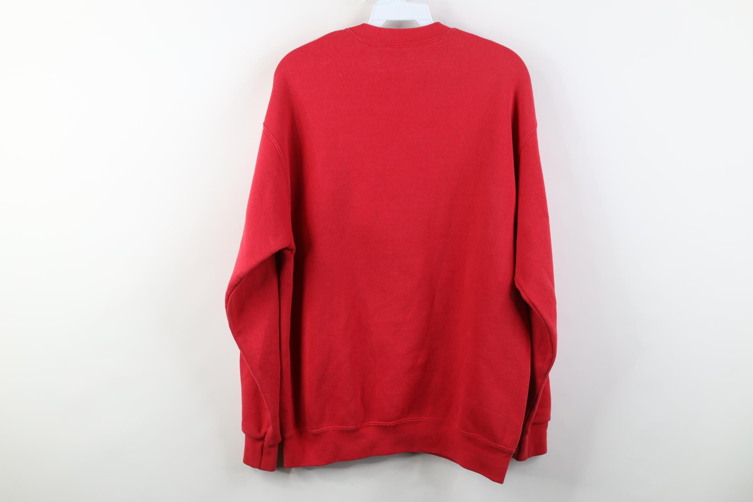Disney Vintage 90s Disney Winnie the Pooh Crewneck Sweatshirt Red Size M / US 6-8 / IT 42-44 - 14 Thumbnail