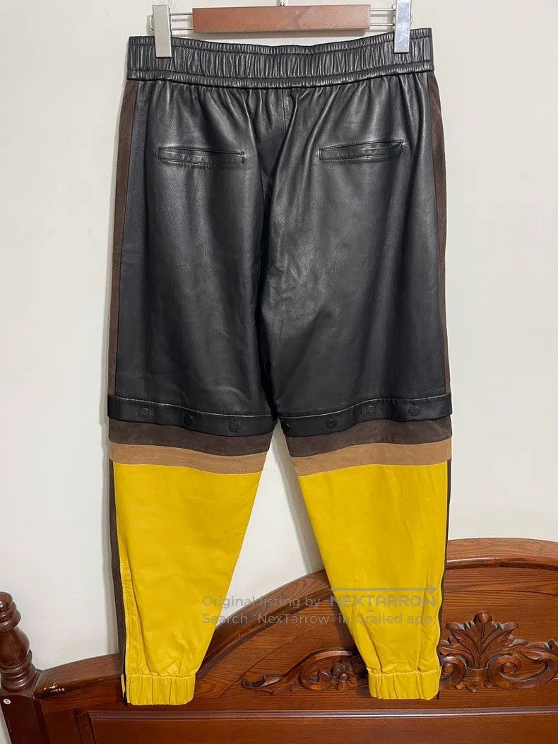 Fendi Fendi Patchwork Leather Pants Size US 34 / EU 50 - 2 Thumbnail