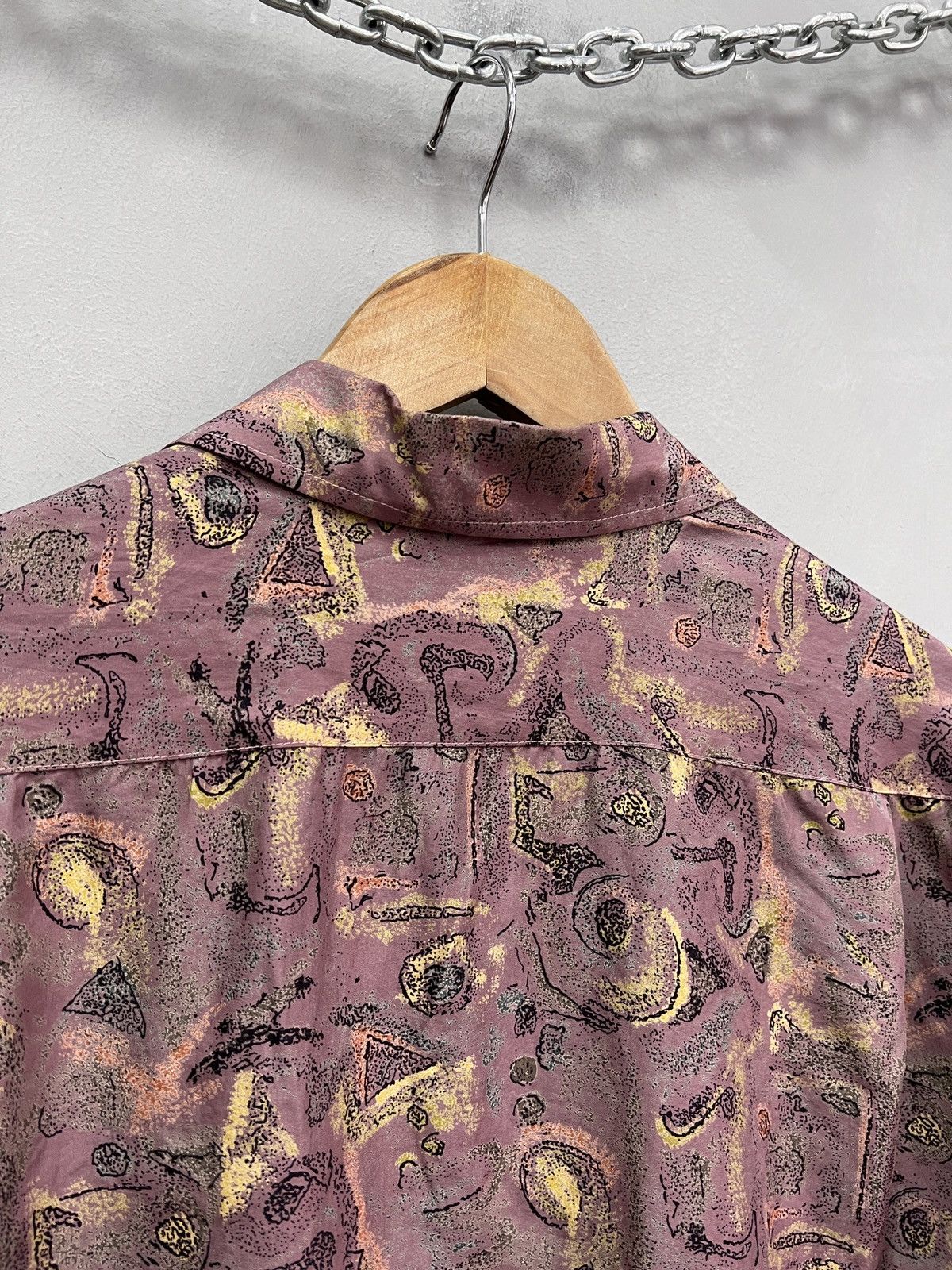 Christian Dior Monsieur Silk dior style Shirt button up Gatsby Shirt Pink Printed Size US L / EU 52-54 / 3 - 11 Thumbnail