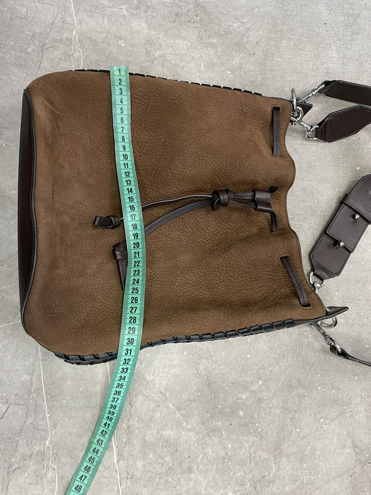 Allsaints Allsaints brown leather bucket bag vintage kmrii style Size ONE SIZE - 12 Thumbnail