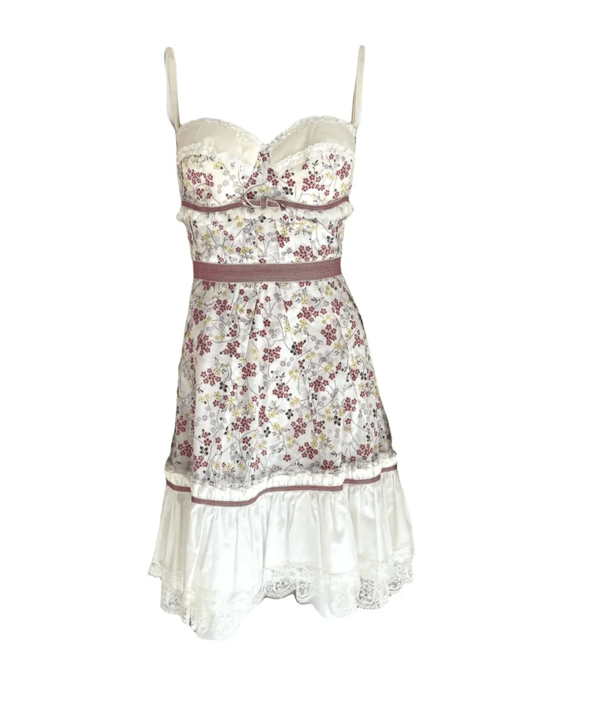 Dolce & Gabbana floral white dress Size M / US 6-8 / IT 42-44 - 1 Thumbnail