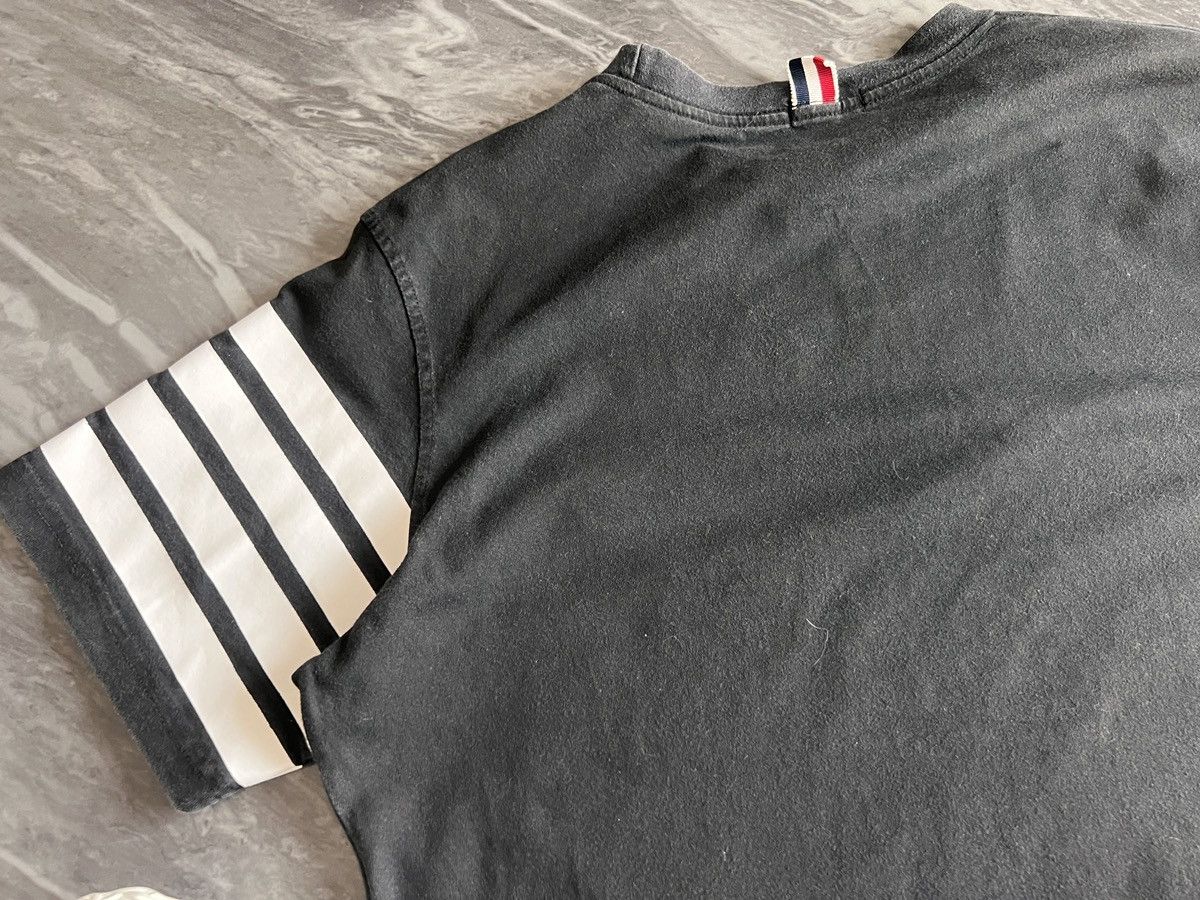 Thom Browne Thom Browne : Short Sleeve Side Strip Button Ups Size US L / EU 52-54 / 3 - 3 Thumbnail