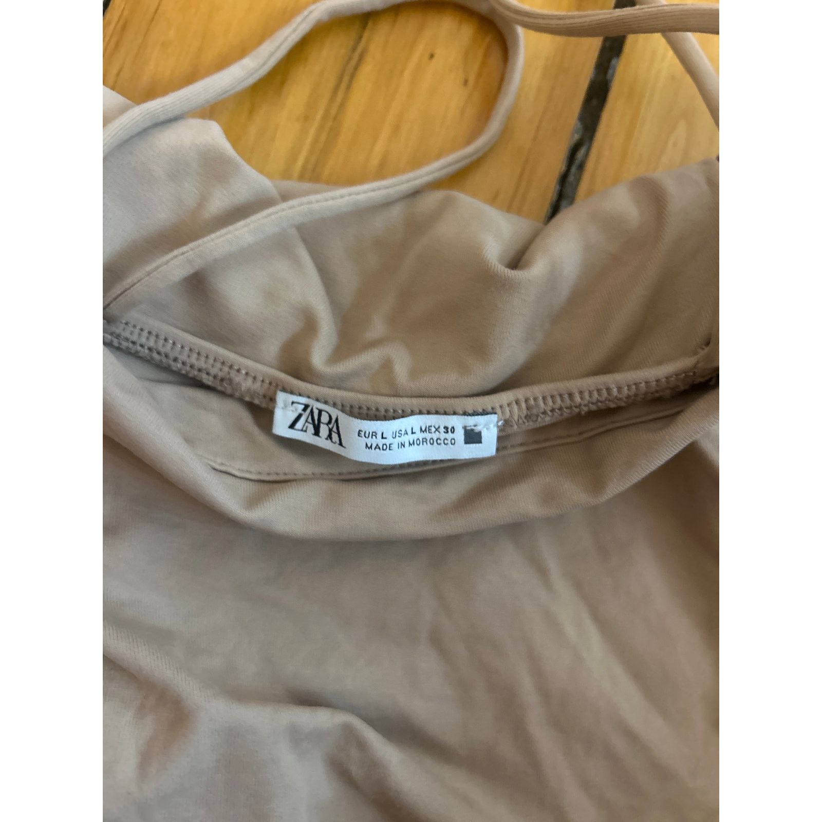 Zara tan Zara Body suit Size L / US 10 / IT 46 - 2 Thumbnail