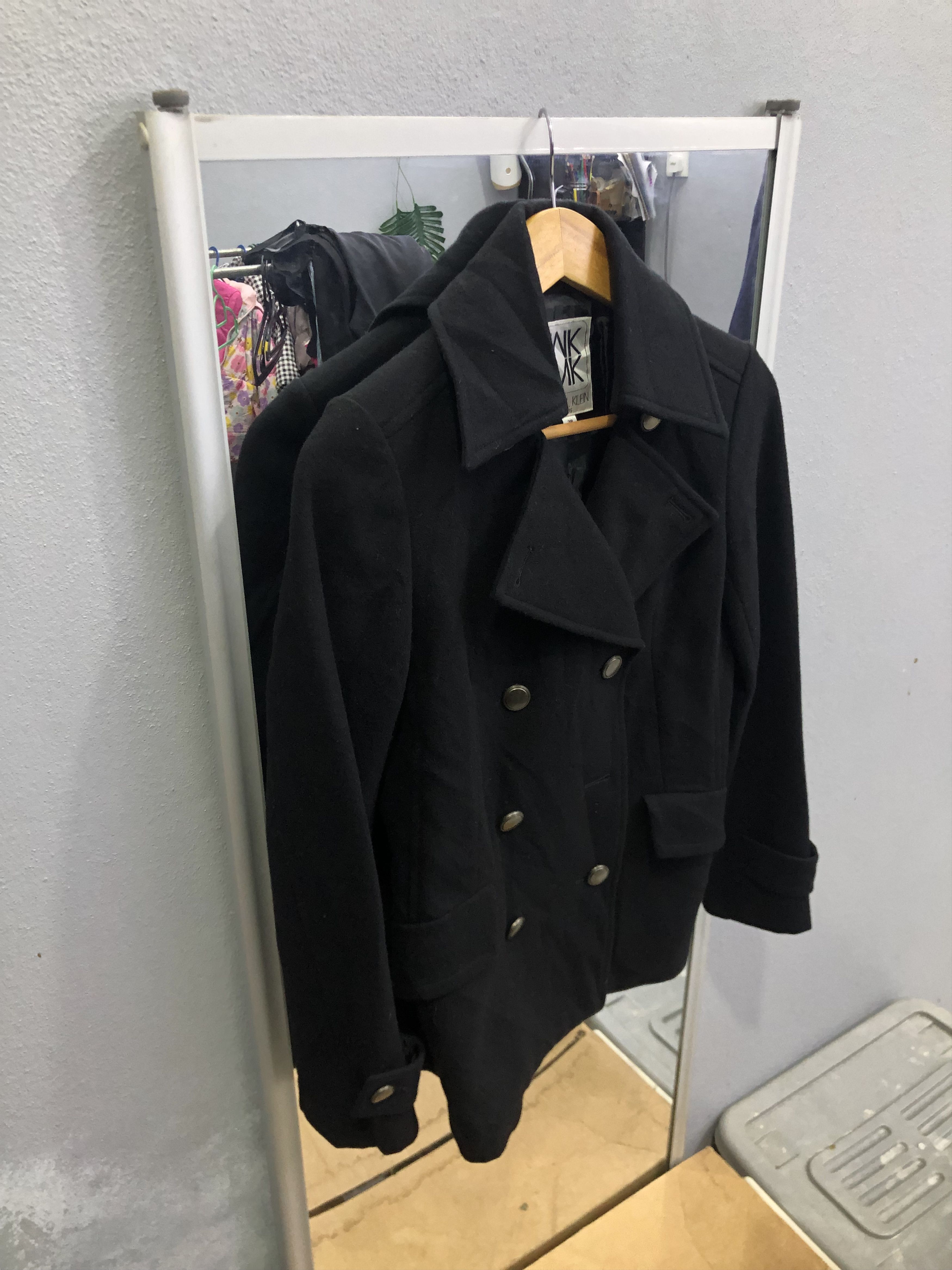 Michel Klein Michel Klein Paris Women’s Wool Peacoat Jacket Size XS / US 0-2 / IT 36-38 - 3 Thumbnail