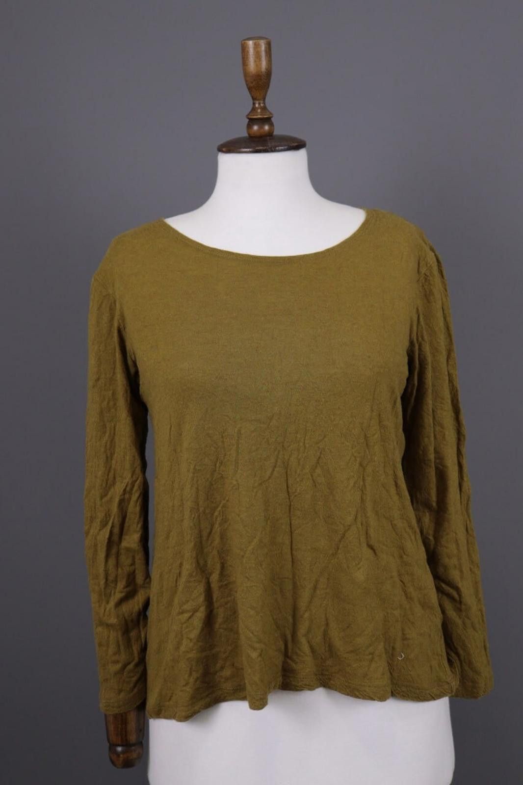 Other Gudrun Sjoden Brown Wool Long Sleeve Pullover Blouse Size M Size M / US 6-8 / IT 42-44 - 1 Thumbnail