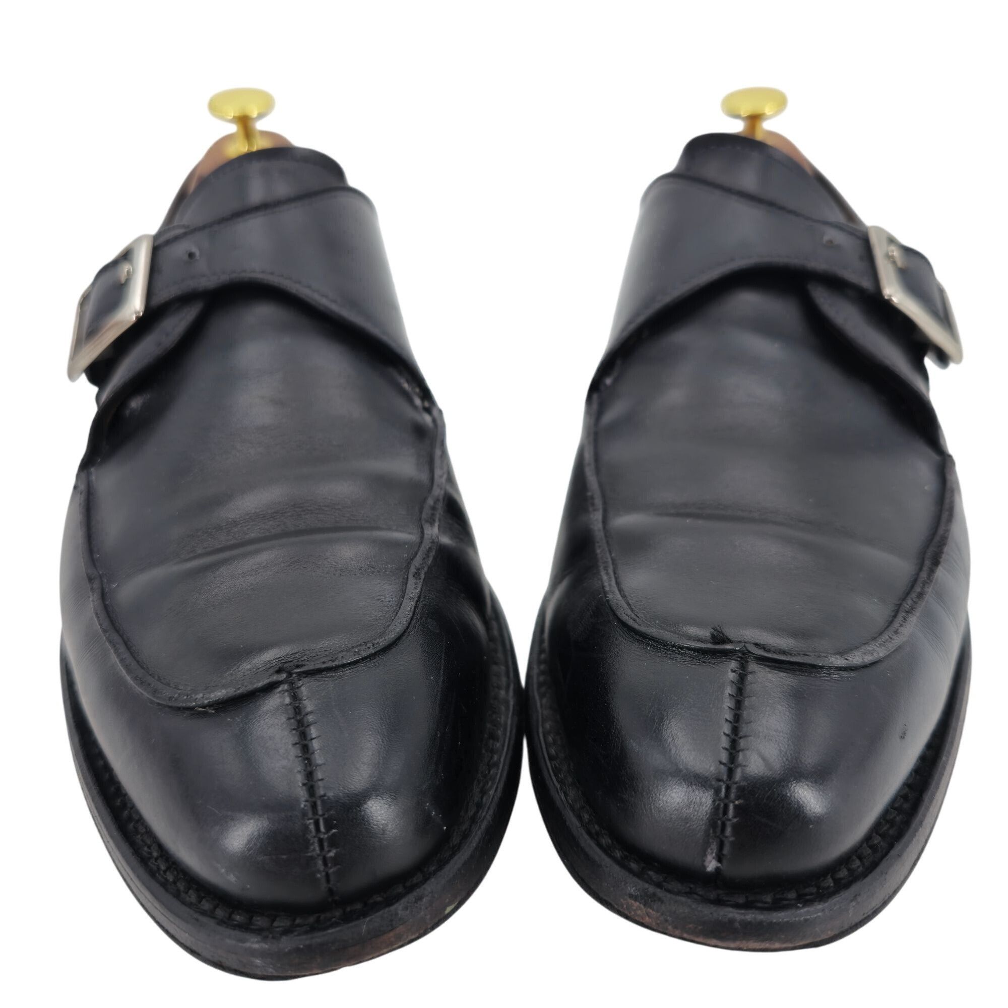 Allen Edmonds Allen Edmonds Men's 9B Black Calf Leather Dress Shoes Thayer Size US 9 / EU 42 - 10 Thumbnail