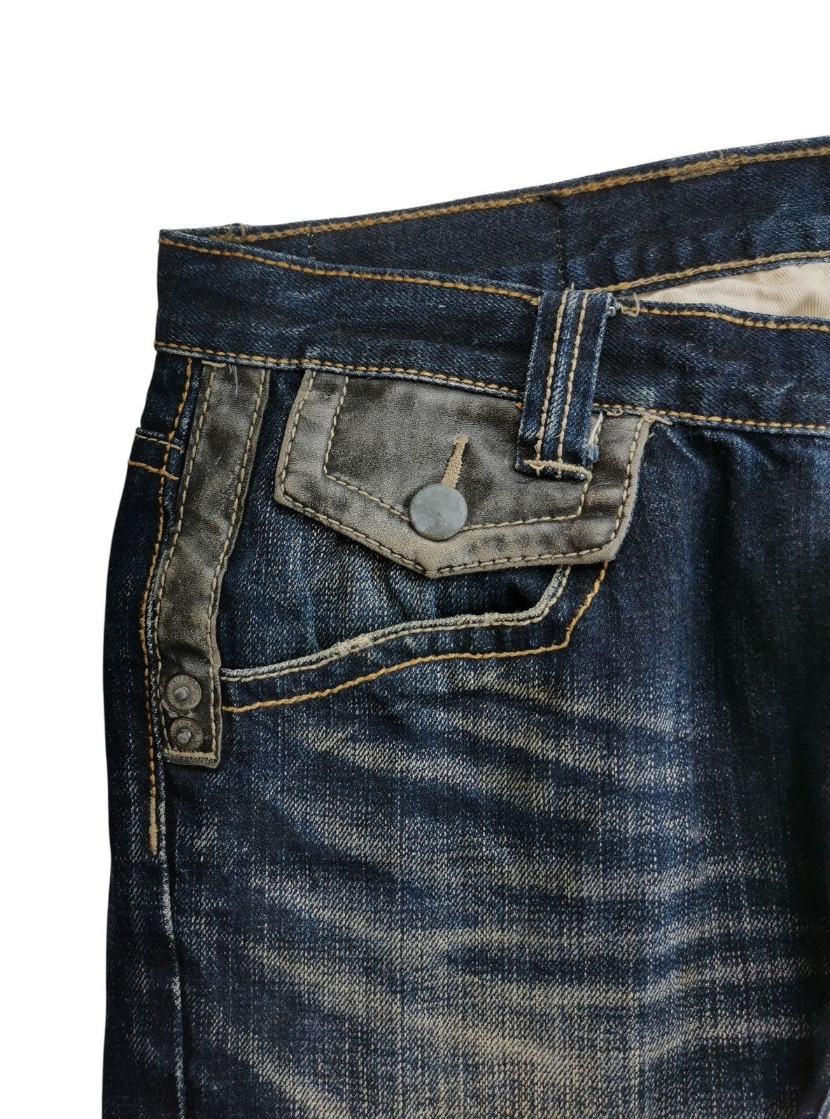 Japanese Brand Japanese Distressed Flared Clawmark Lookalike Tornado Mart Size US 32 / EU 48 - 9 Thumbnail